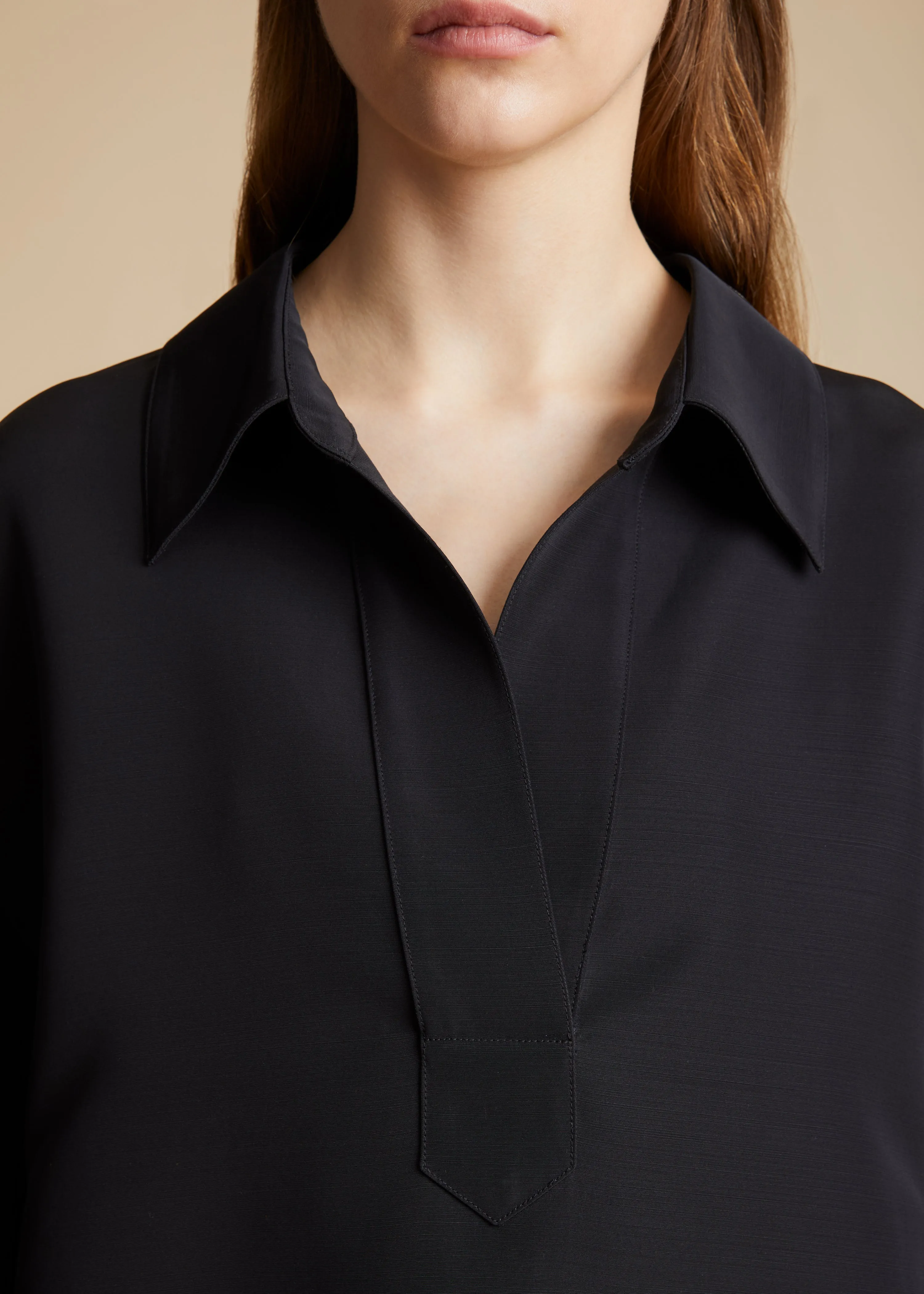 The Kal Dress in Black sold by KHAITE product image thumbnail 5