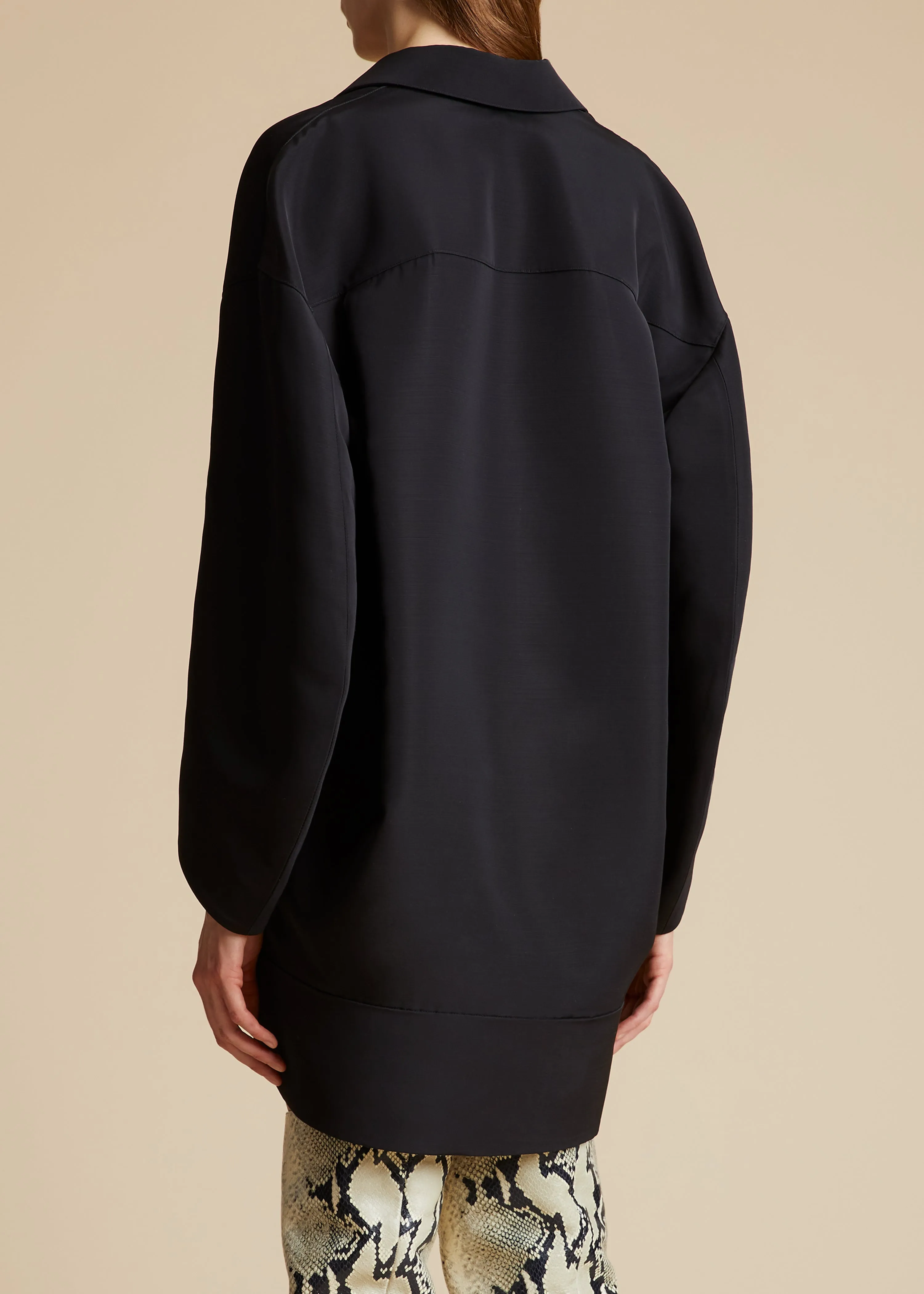 The Kal Dress in Black sold by KHAITE product image thumbnail 3