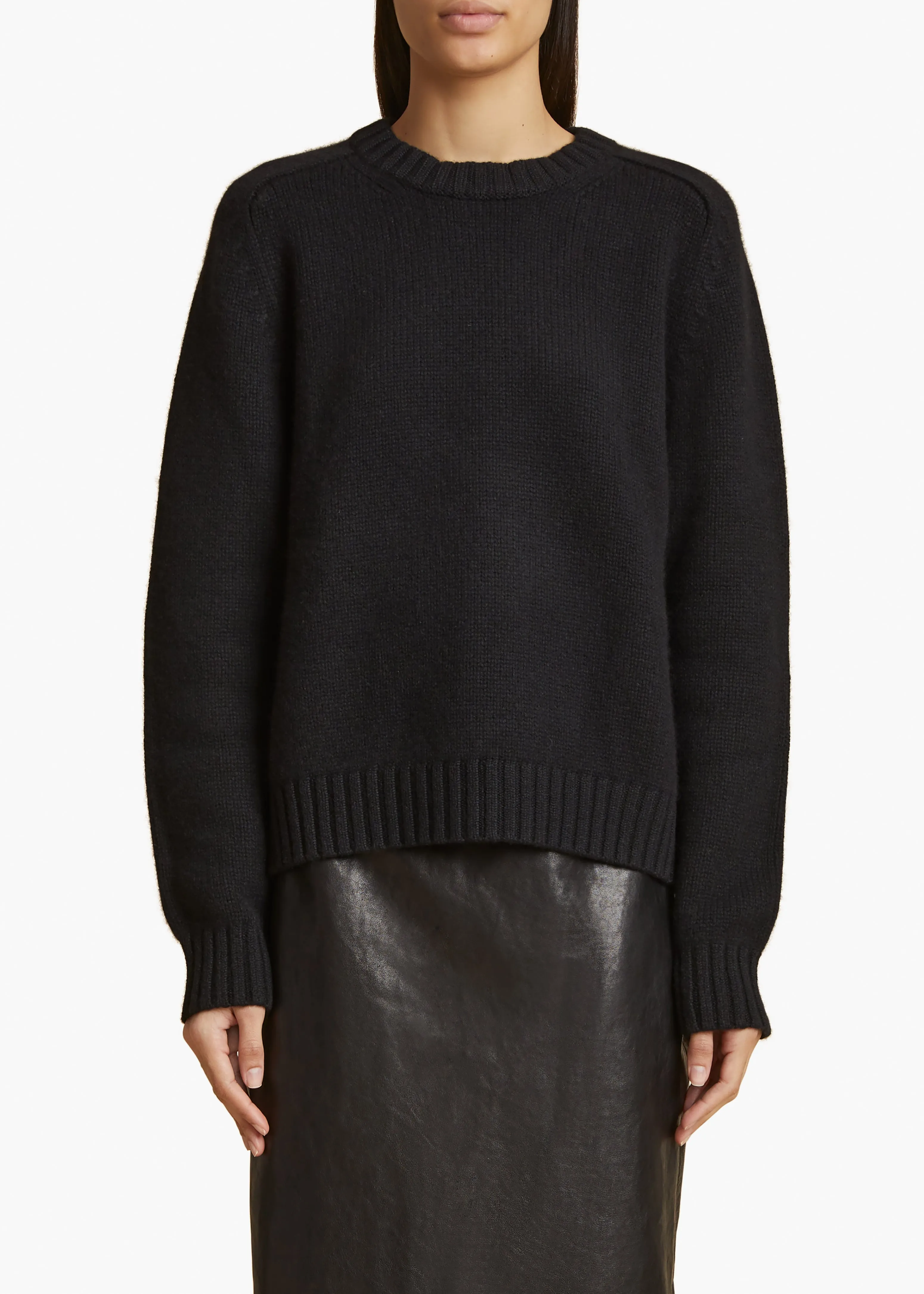 Mae Sweater in Black sold by KHAITE product image thumbnail 3