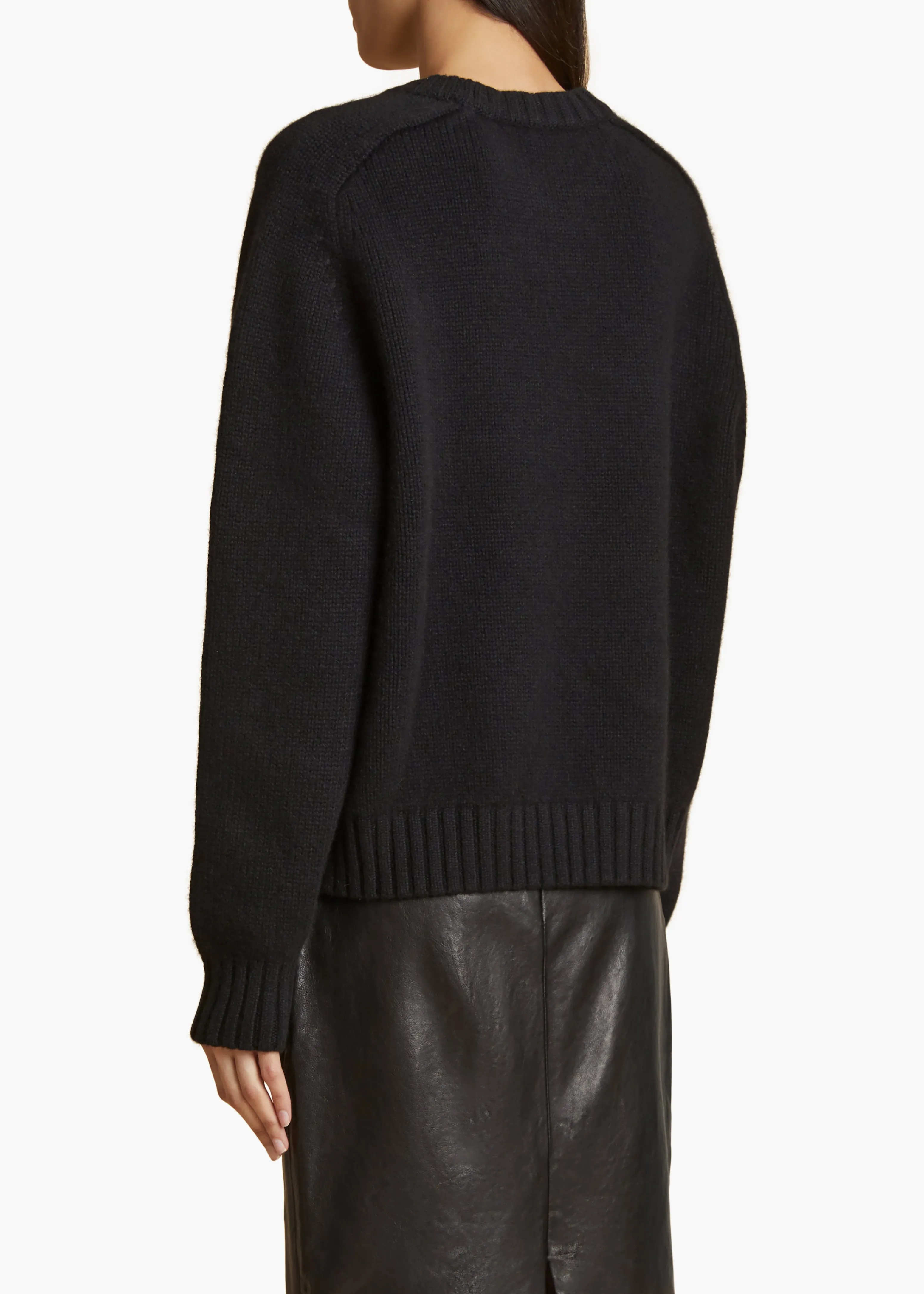 Mae Sweater in Black sold by KHAITE product image thumbnail 4