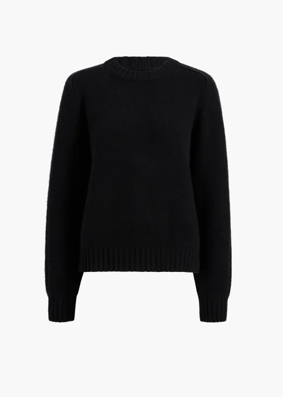 Mae Sweater in Black sold by KHAITE
