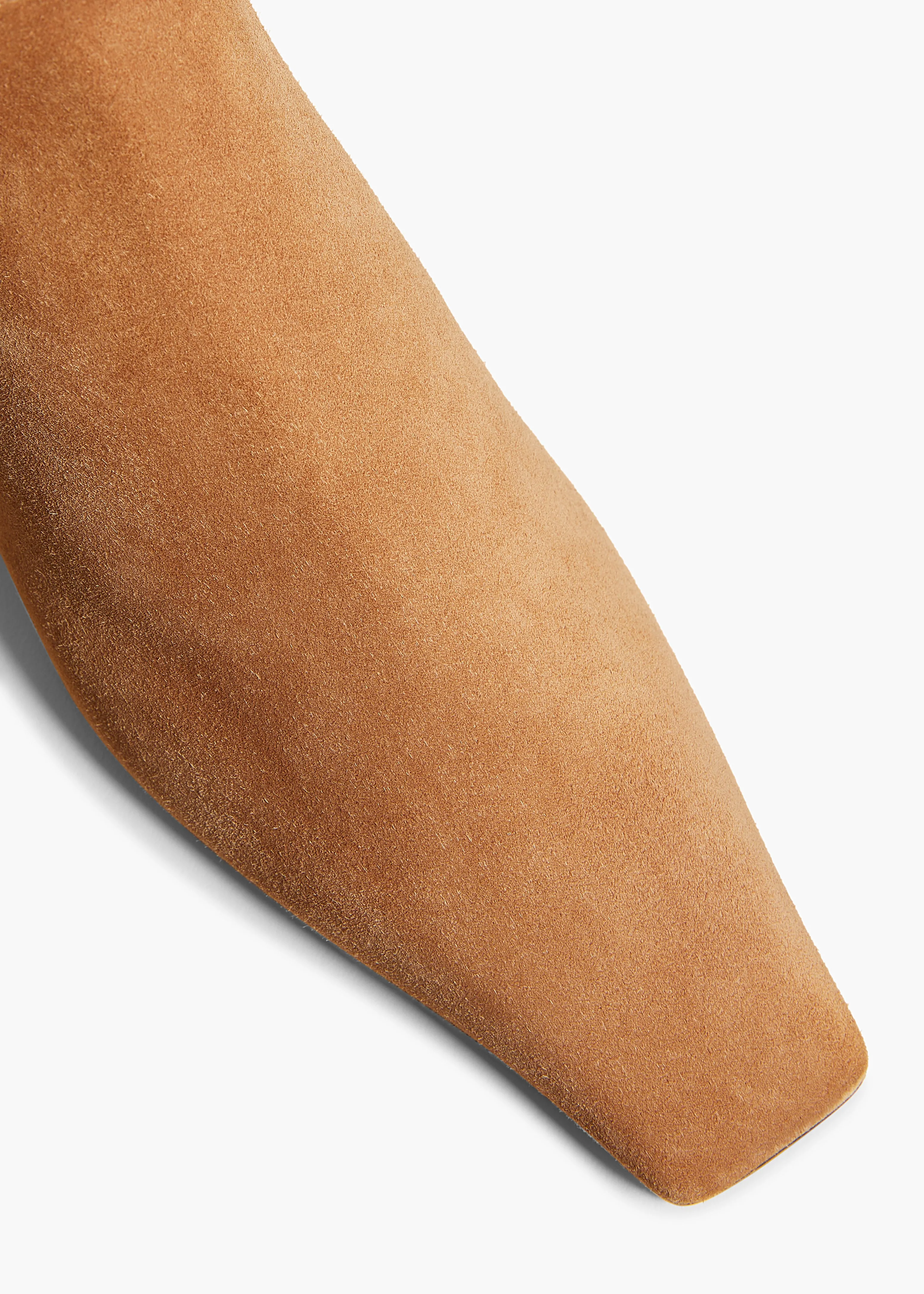 Marfa Ankle Boot in Camel Suede sold by KHAITE product image thumbnail 4