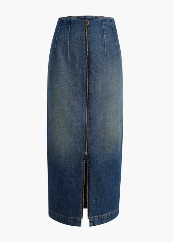 Ruly Skirt in Stinson sold by KHAITE