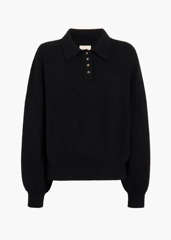 Rene Sweater in Black sold by KHAITE