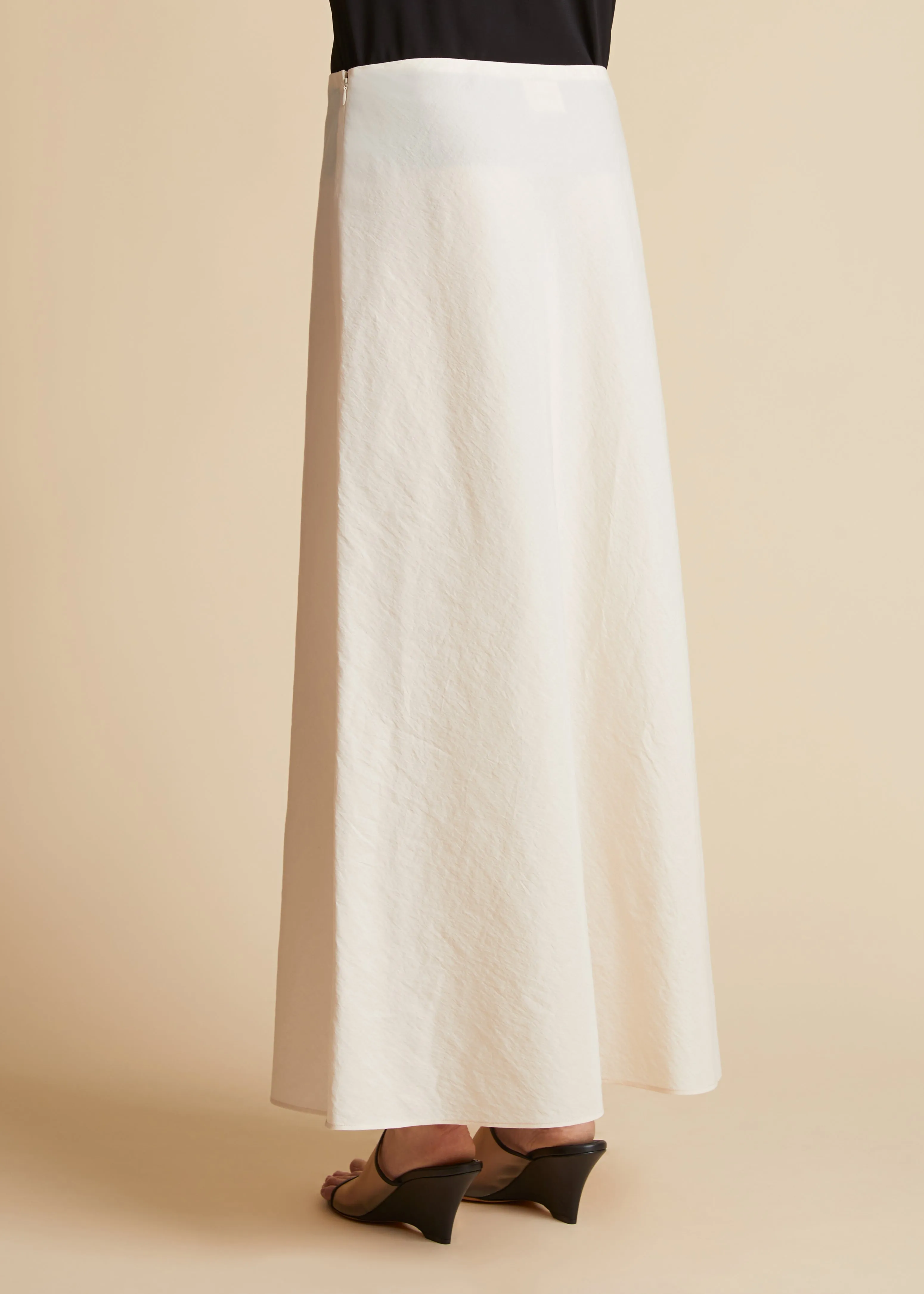 Mauva Skirt in Natural sold by KHAITE product image thumbnail 4