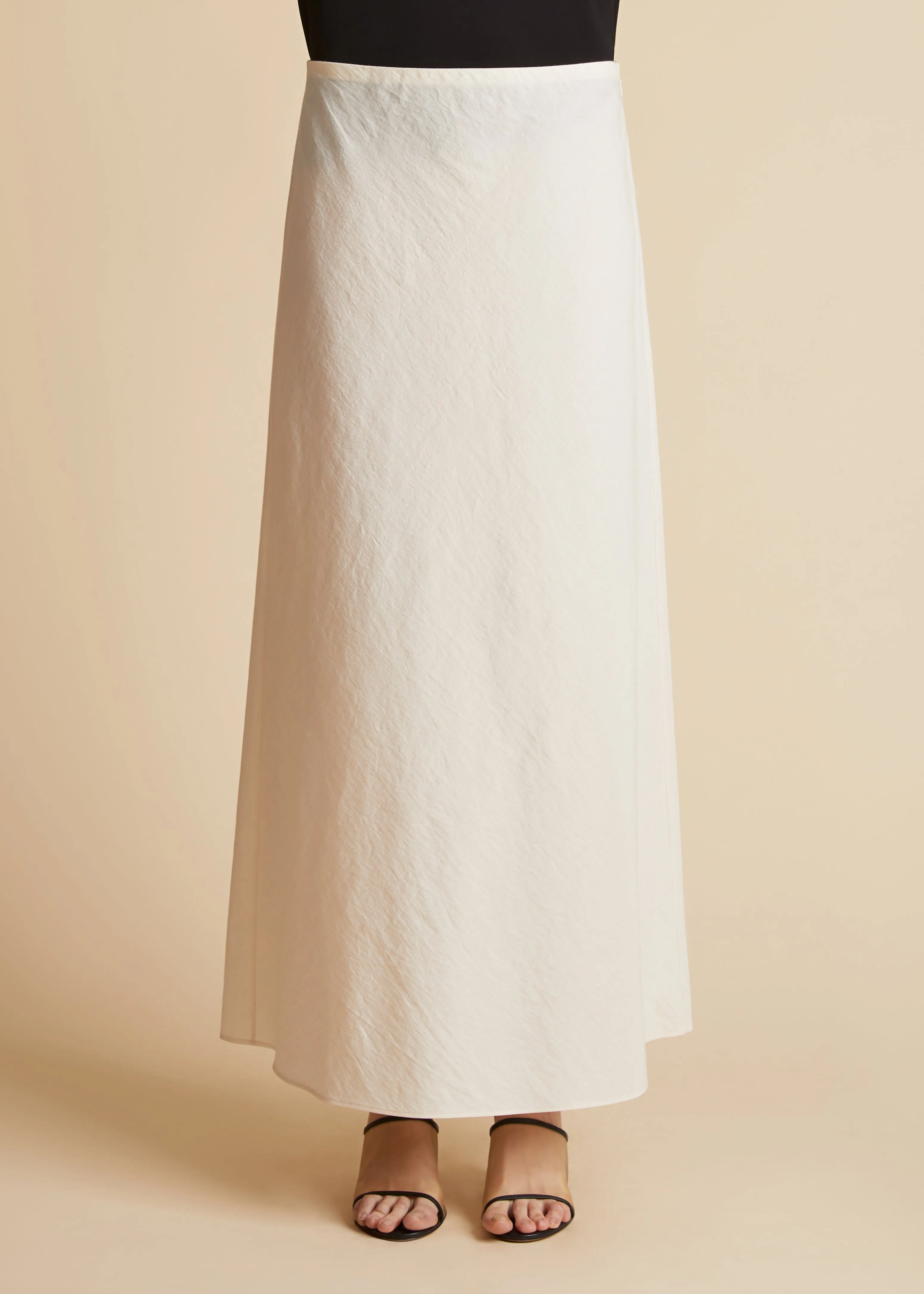 Mauva Skirt in Natural sold by KHAITE product image thumbnail 3