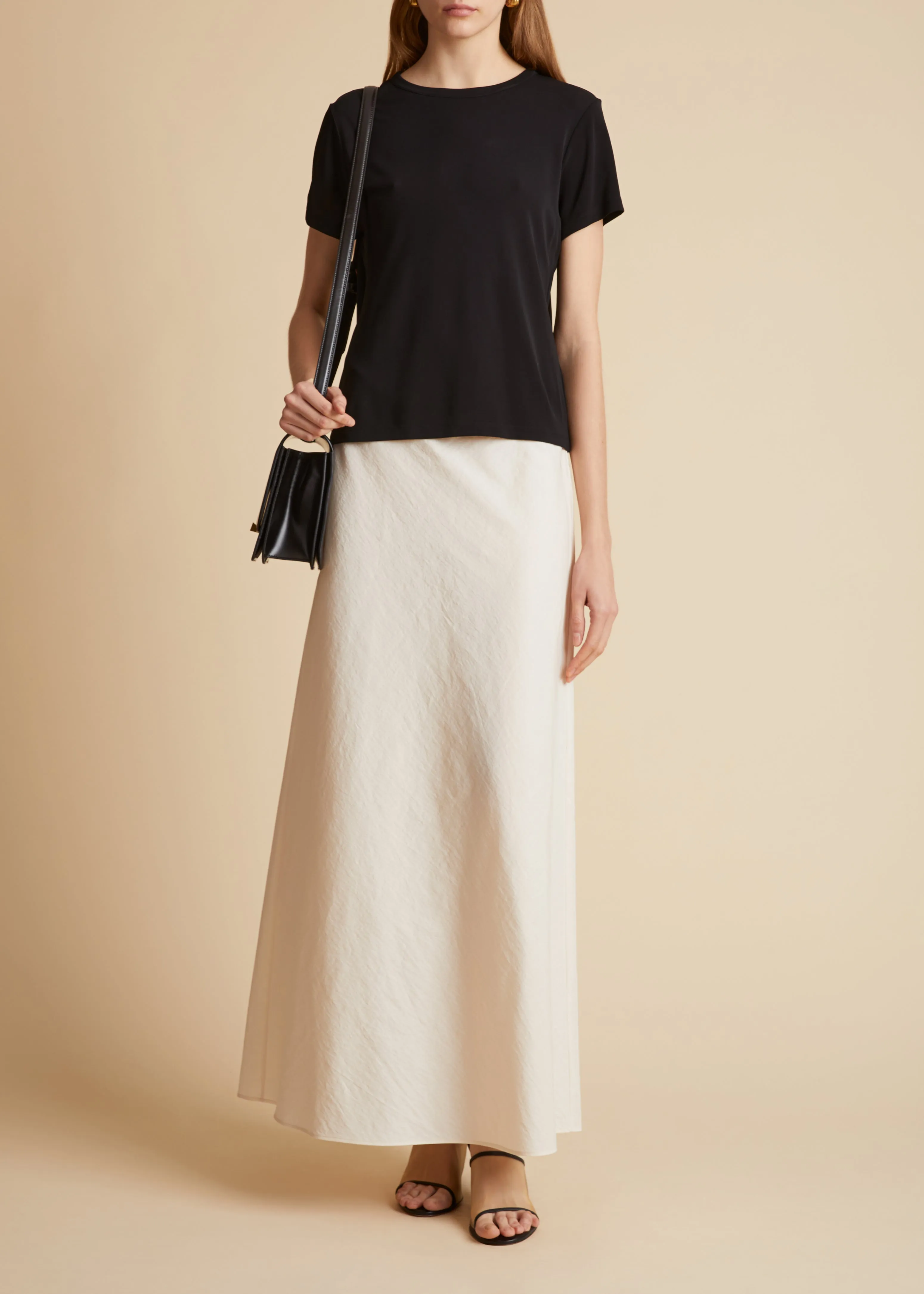 Mauva Skirt in Natural sold by KHAITE product image thumbnail 2