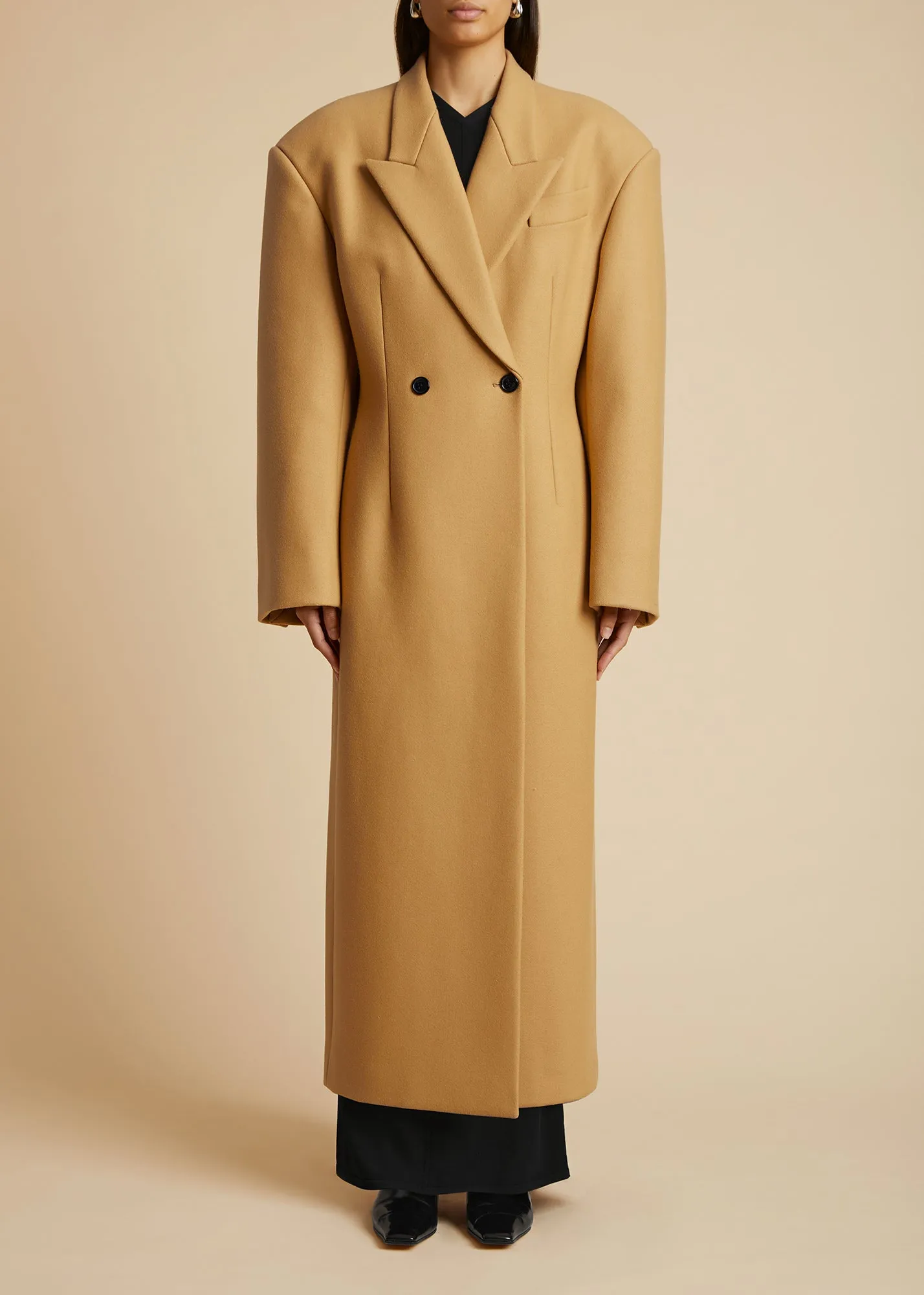 THE AMELIA CARDIGAN in Powder sold by KHAITE product image thumbnail 2