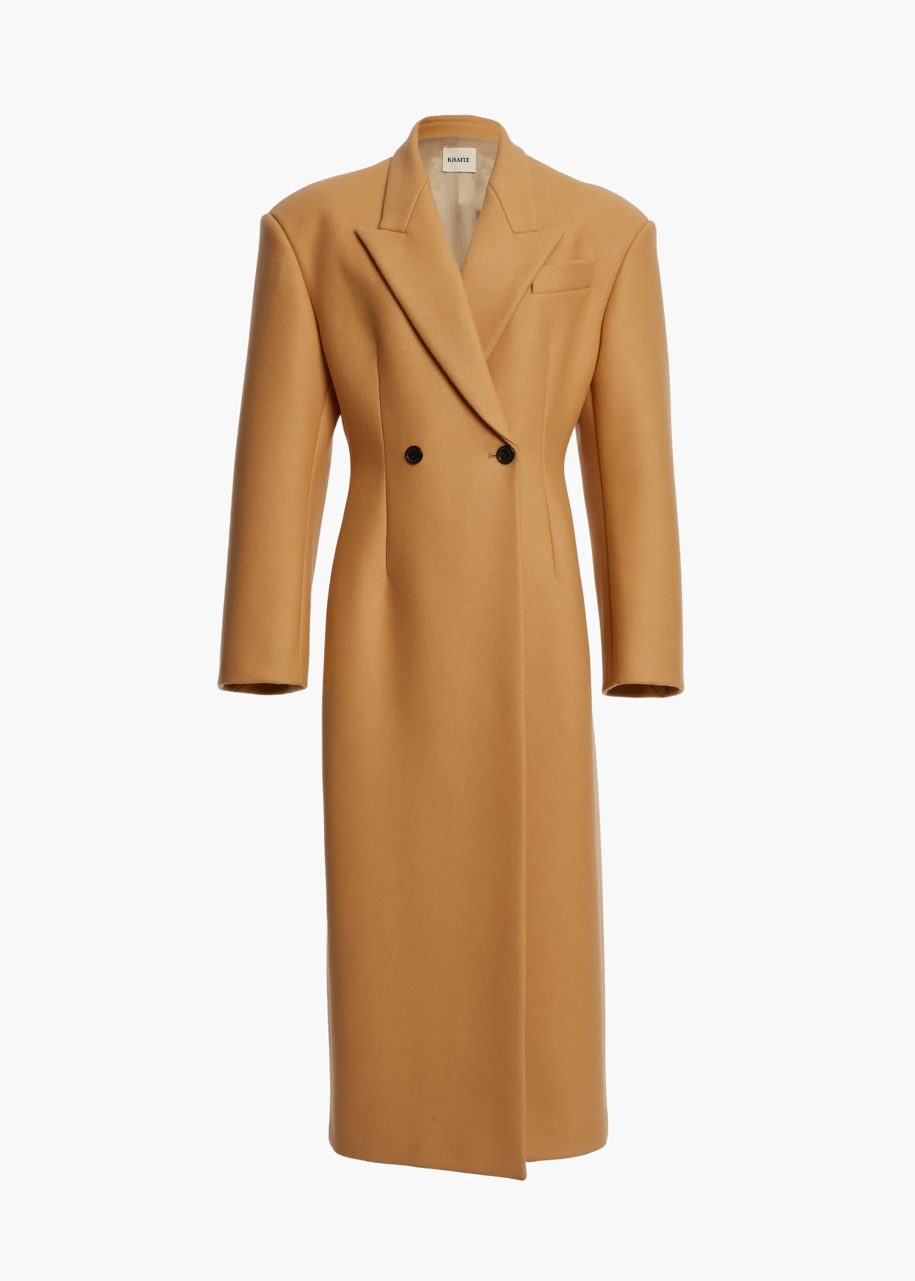 THE AMELIA CARDIGAN in Powder sold by KHAITE