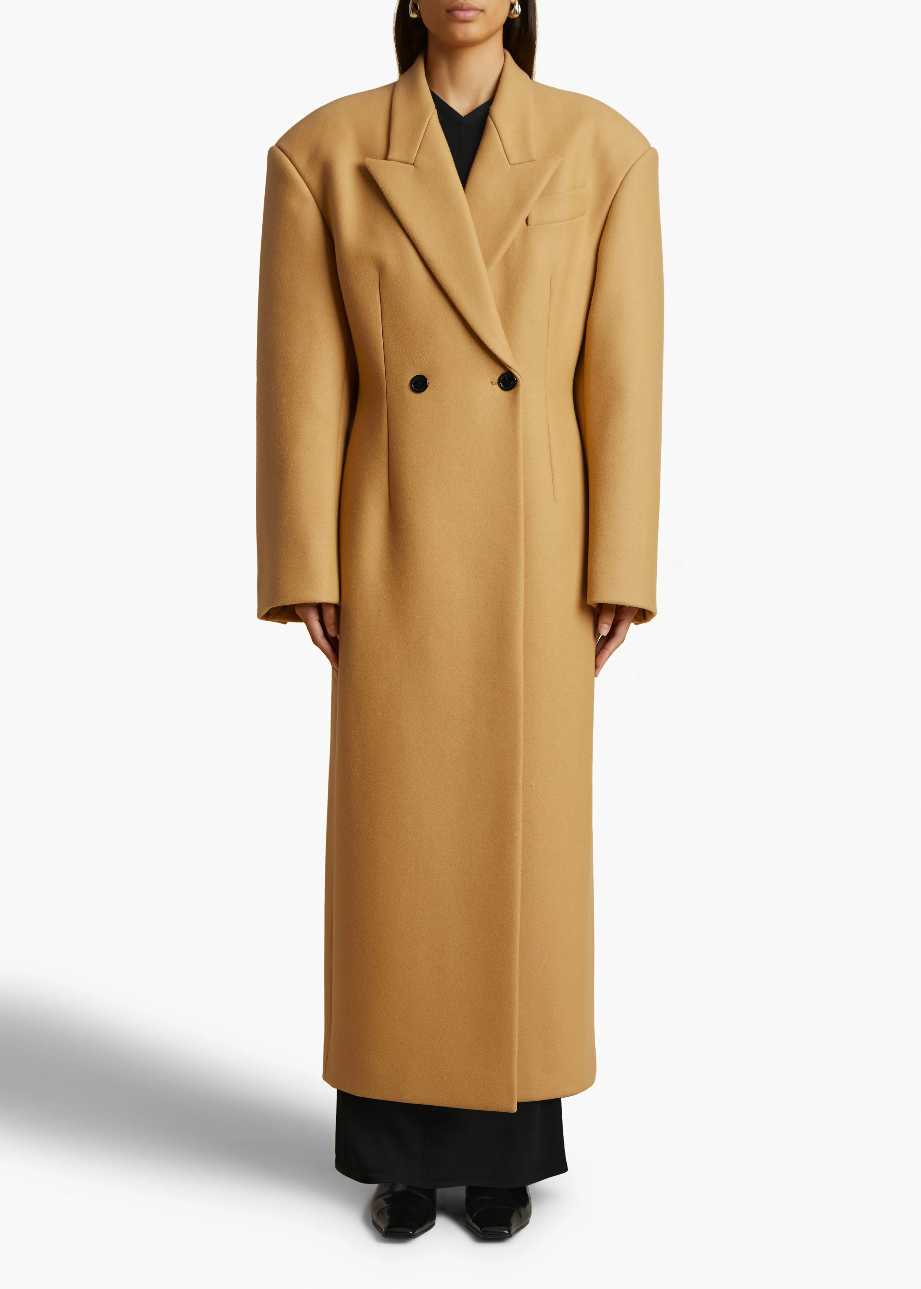 THE AMELIA CARDIGAN in Powder sold by KHAITE product image thumbnail 3