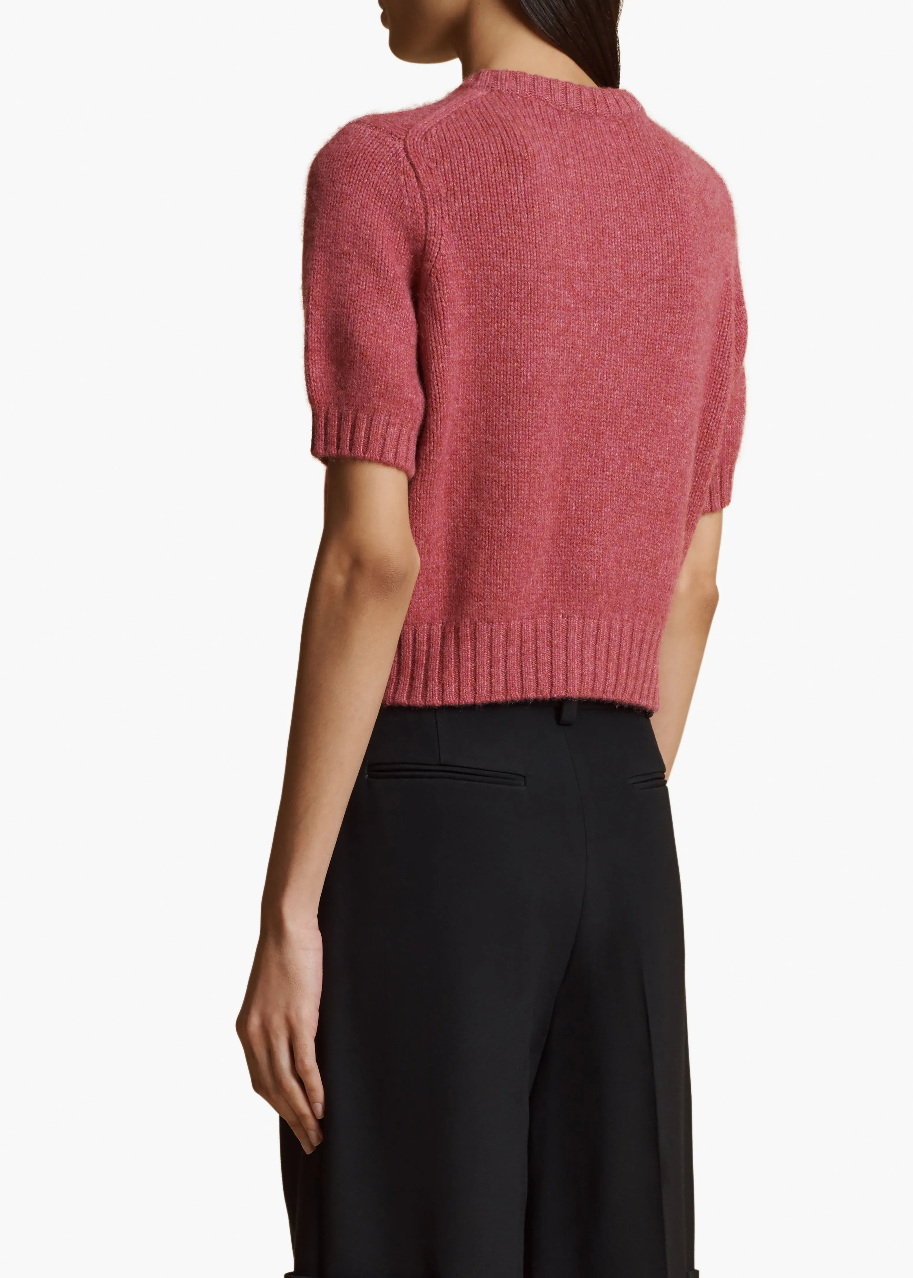 Nora Cardigan in Amaranth sold by KHAITE product image thumbnail 4