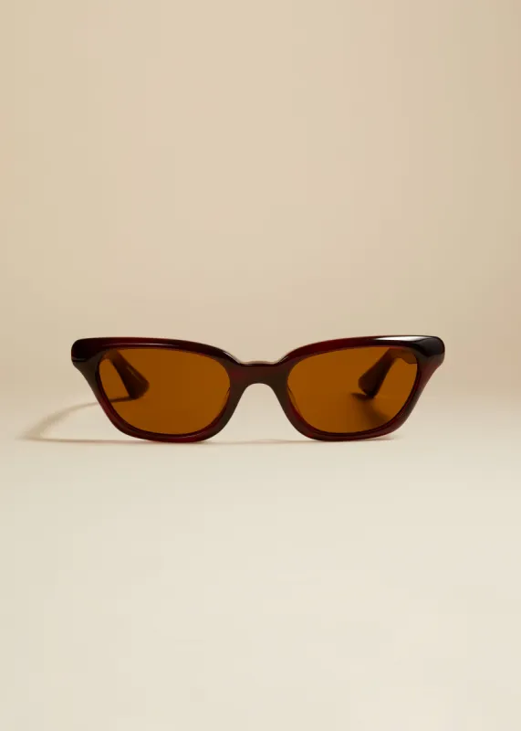 KHAITE x Oliver Peoples 1983C in Bordeaux Bark sold by KHAITE