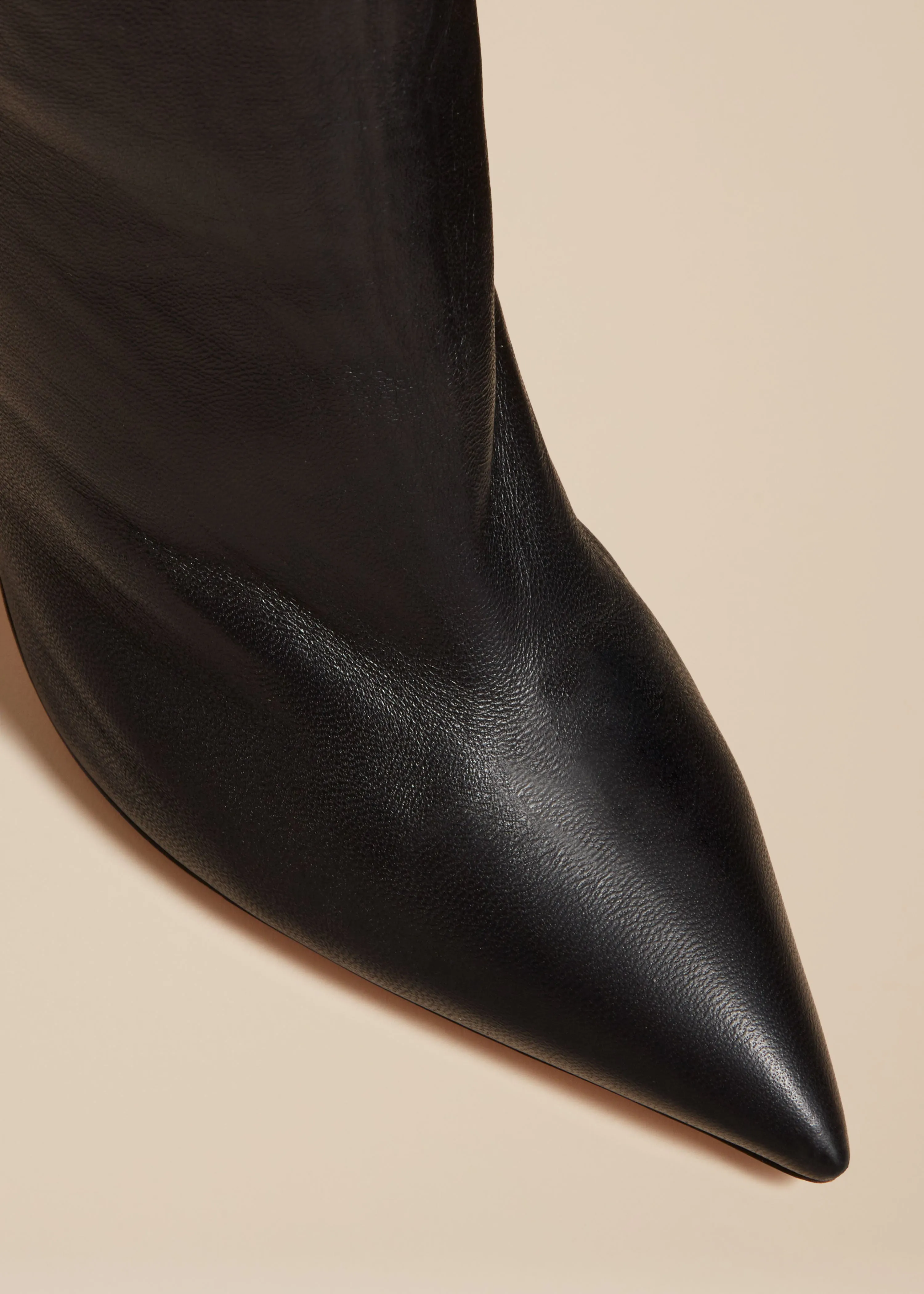 The River Knee-High Boot in Black Leather sold by KHAITE product image thumbnail 4