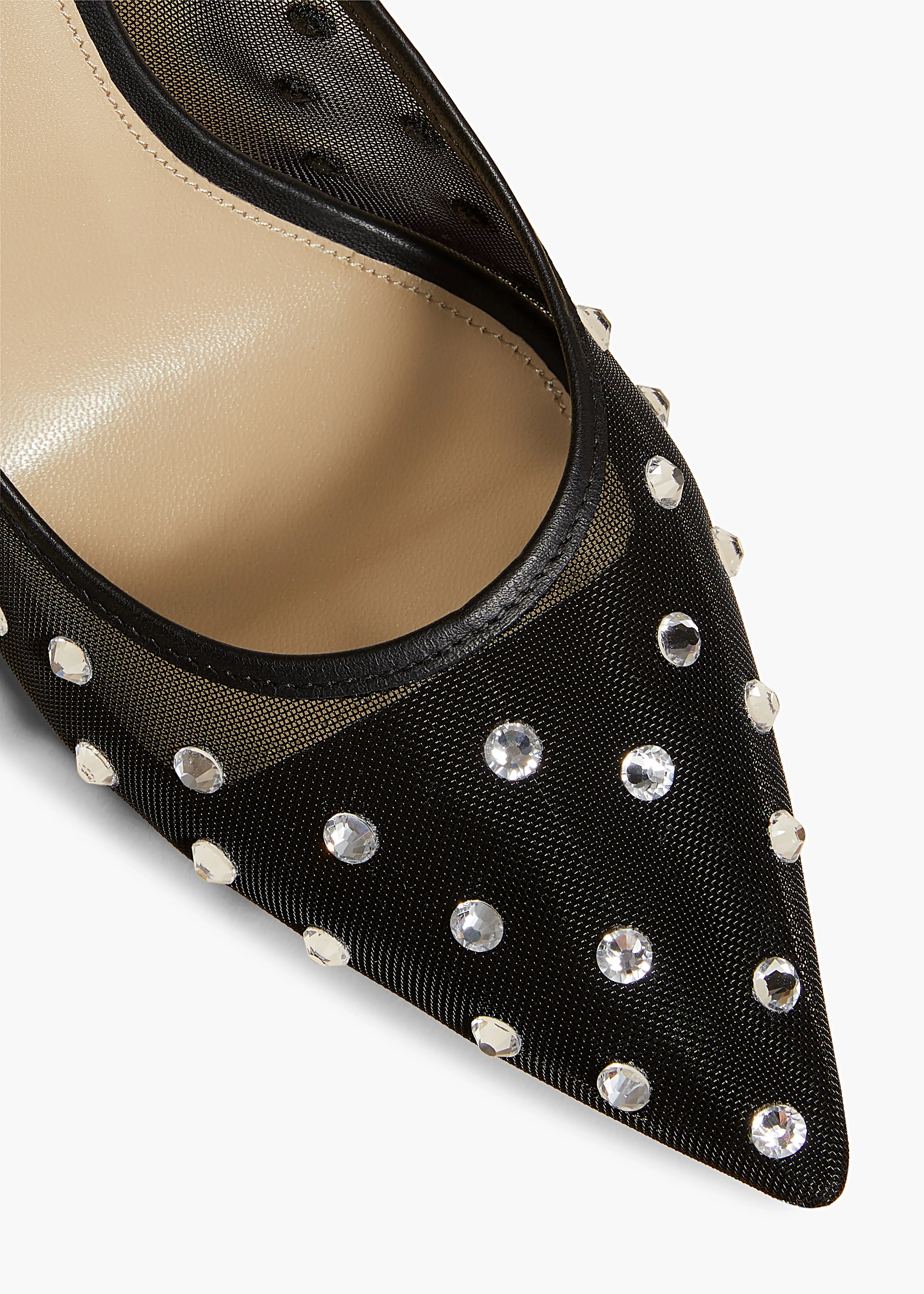 River Pump in Black Mesh with Crystals sold by KHAITE product image thumbnail 3