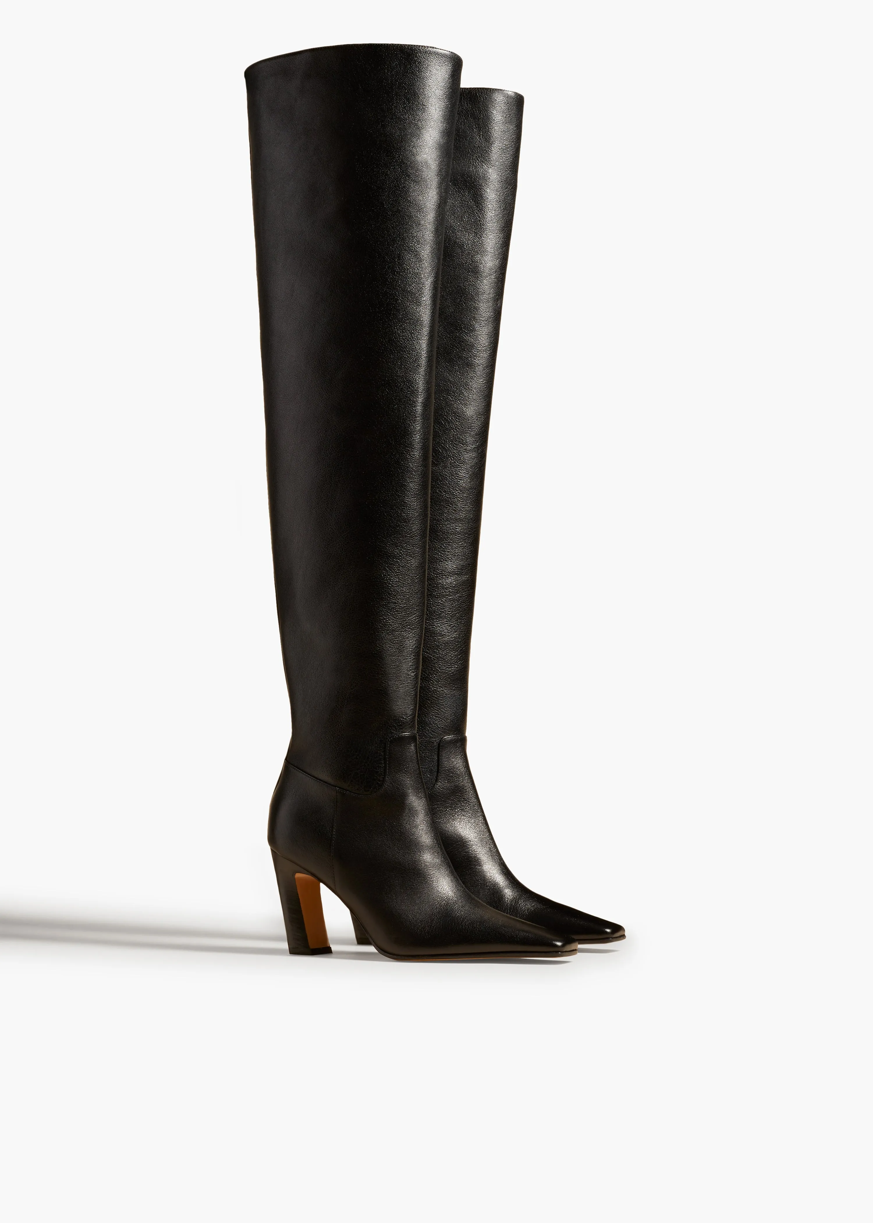 Marfa Over-the-Knee High Boot in Black Leather sold by KHAITE product image thumbnail 2