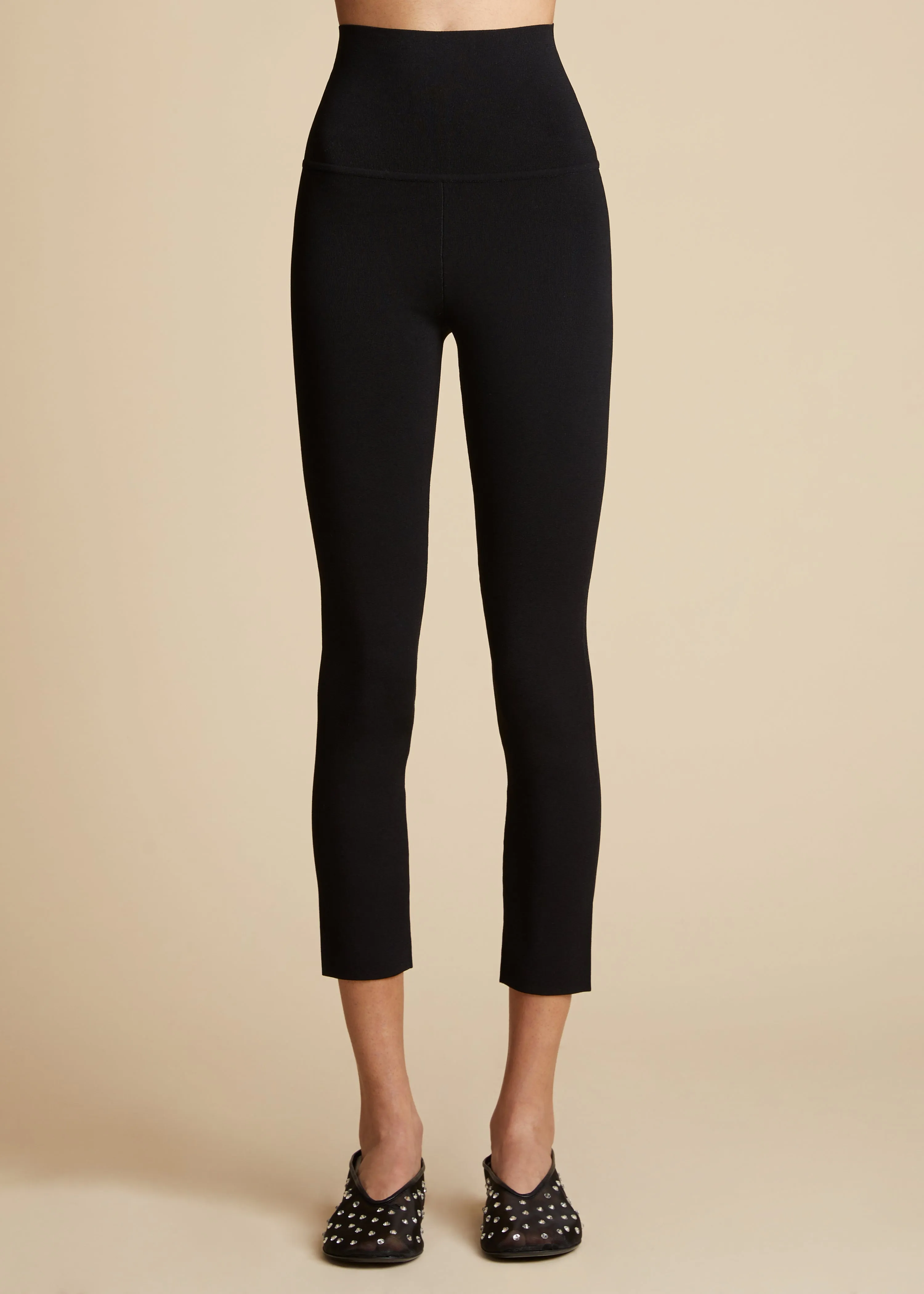 The Harmony Legging in Black sold by KHAITE product image thumbnail 2