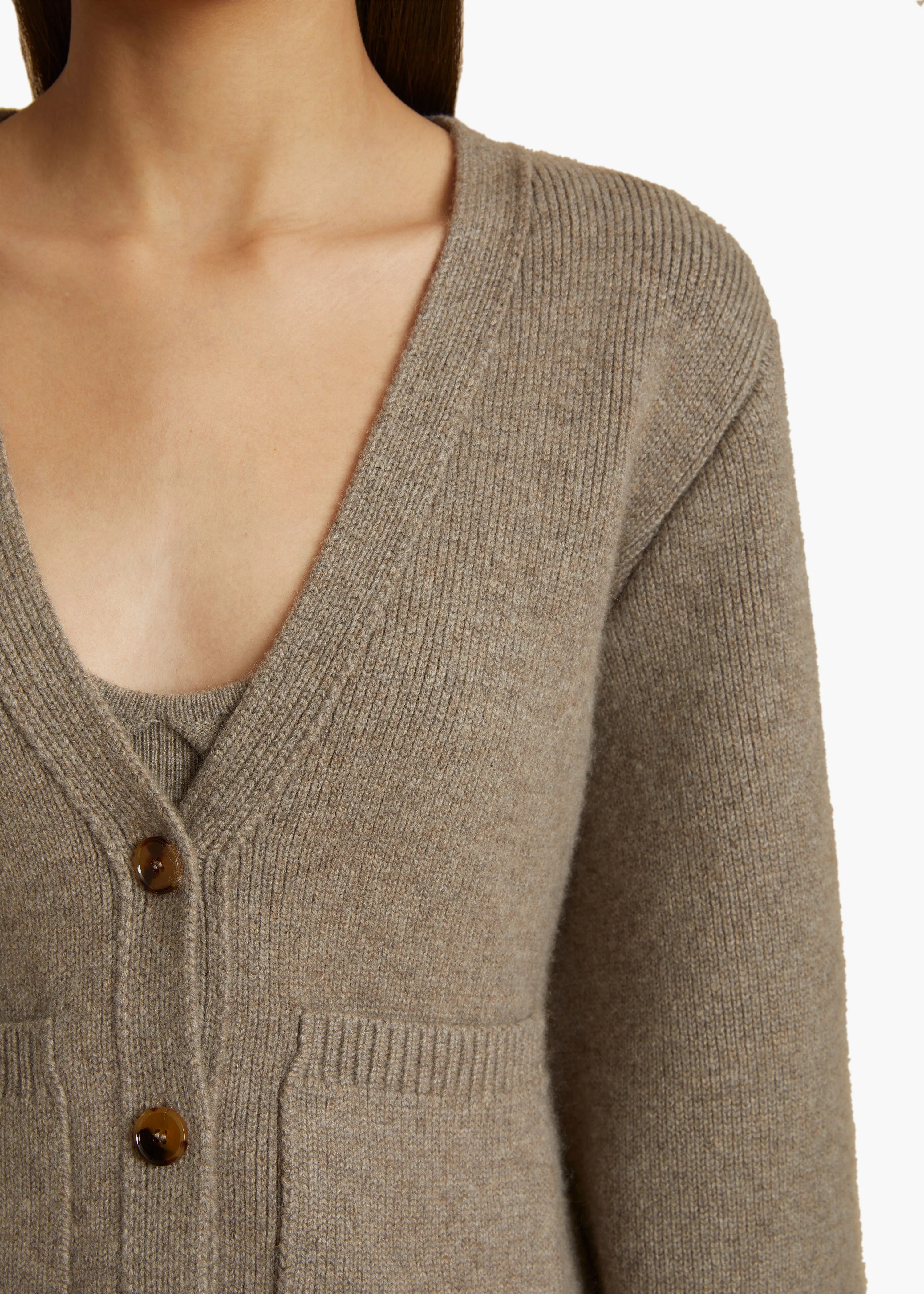 Scarlet Cardigan in Barley sold by KHAITE product image thumbnail 5