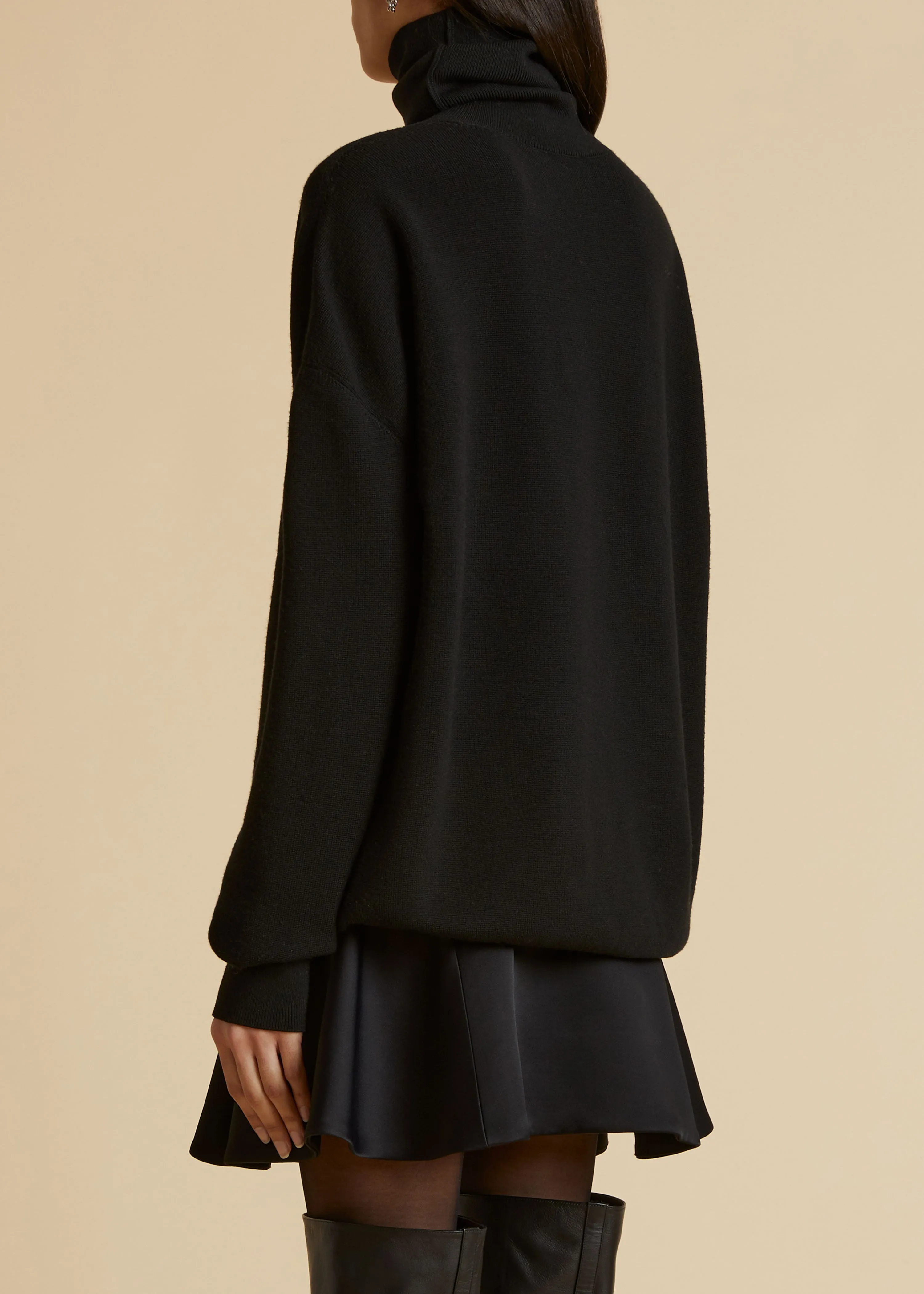 The Esmane Sweater in Black sold by KHAITE product image thumbnail 3