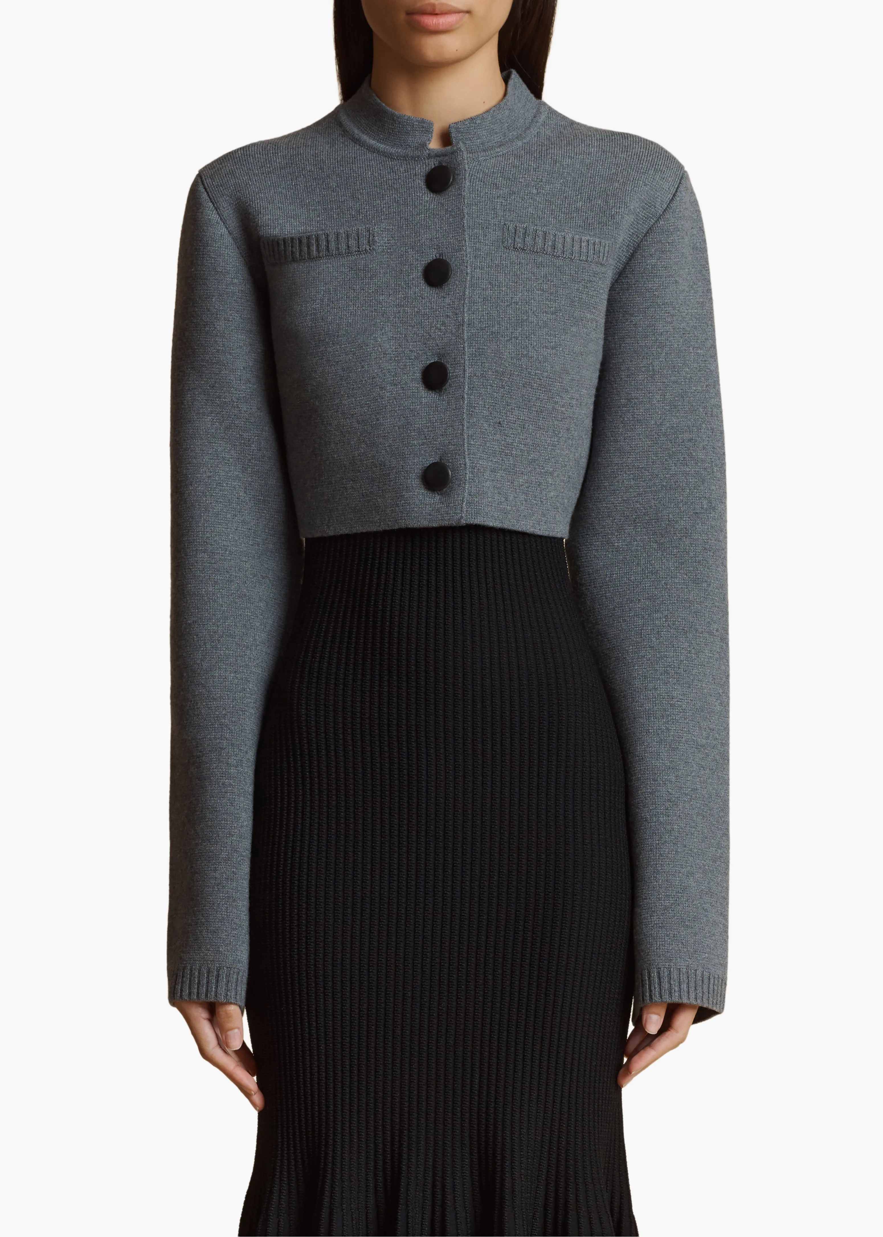 Ello Jacket in Sterling sold by KHAITE product image thumbnail 3