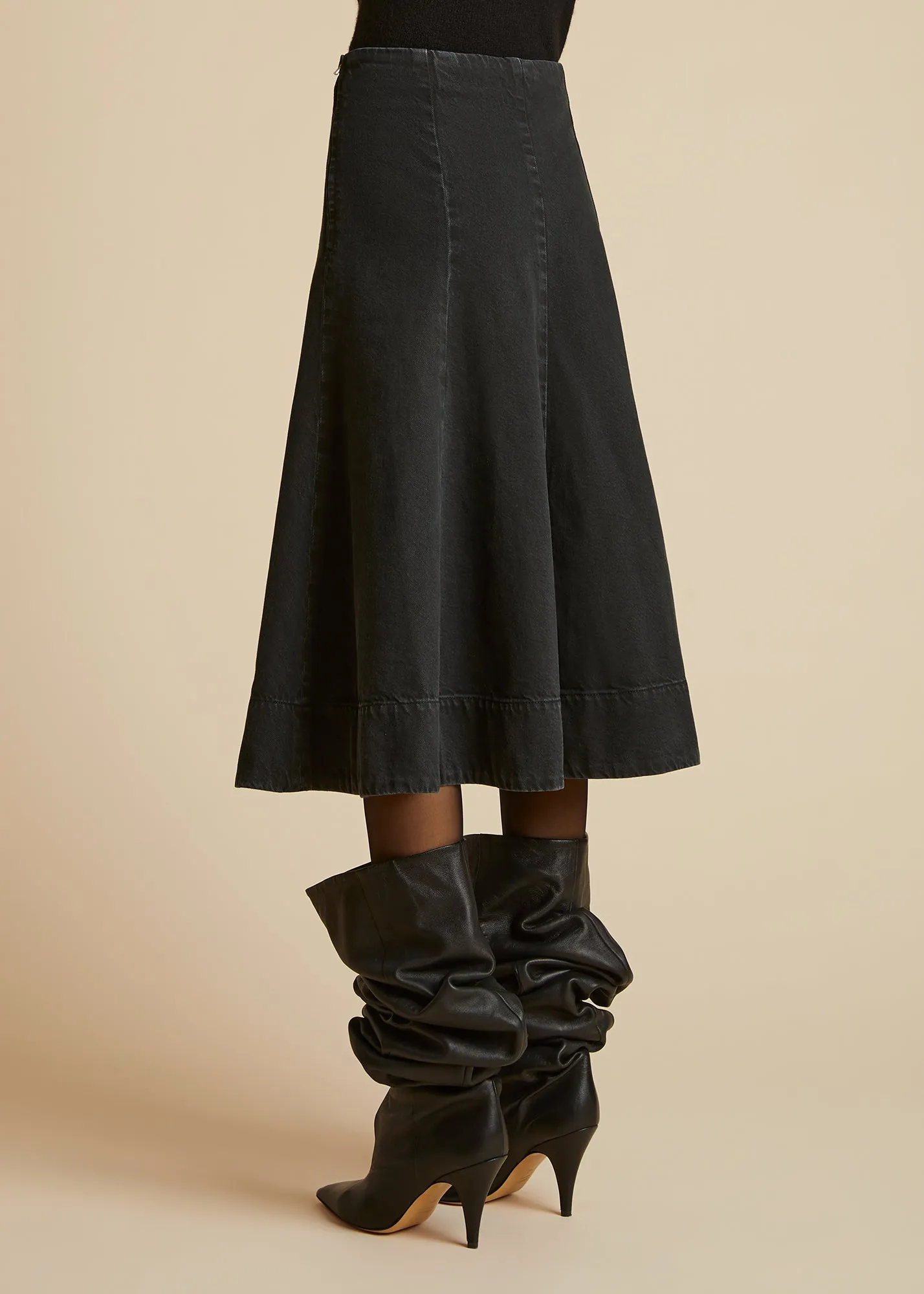 The Lennox Skirt in Prescott sold by KHAITE product image thumbnail 3