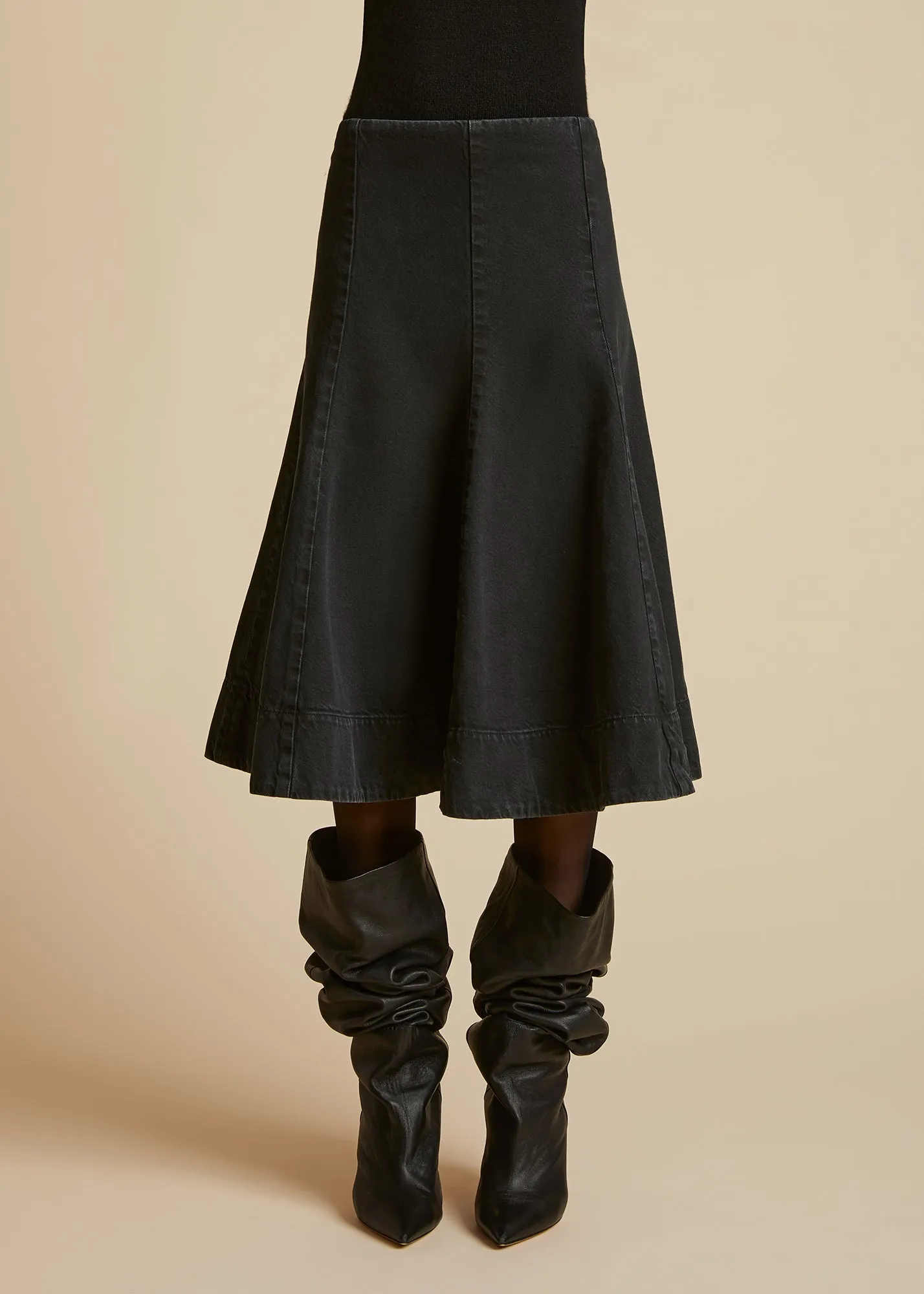 The Lennox Skirt in Prescott sold by KHAITE product image thumbnail 2