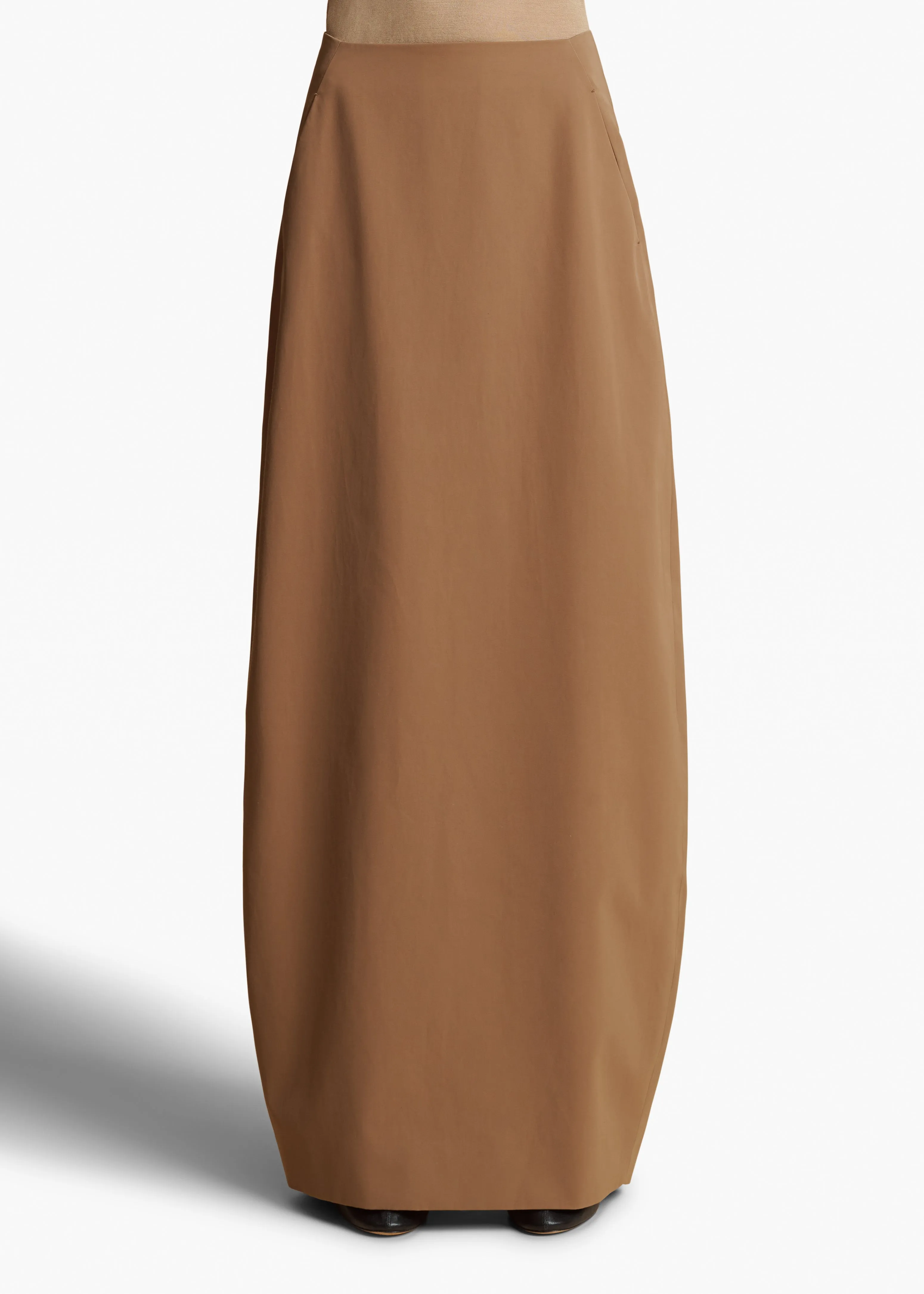 Lauson Skirt in Khaki sold by KHAITE product image thumbnail 2