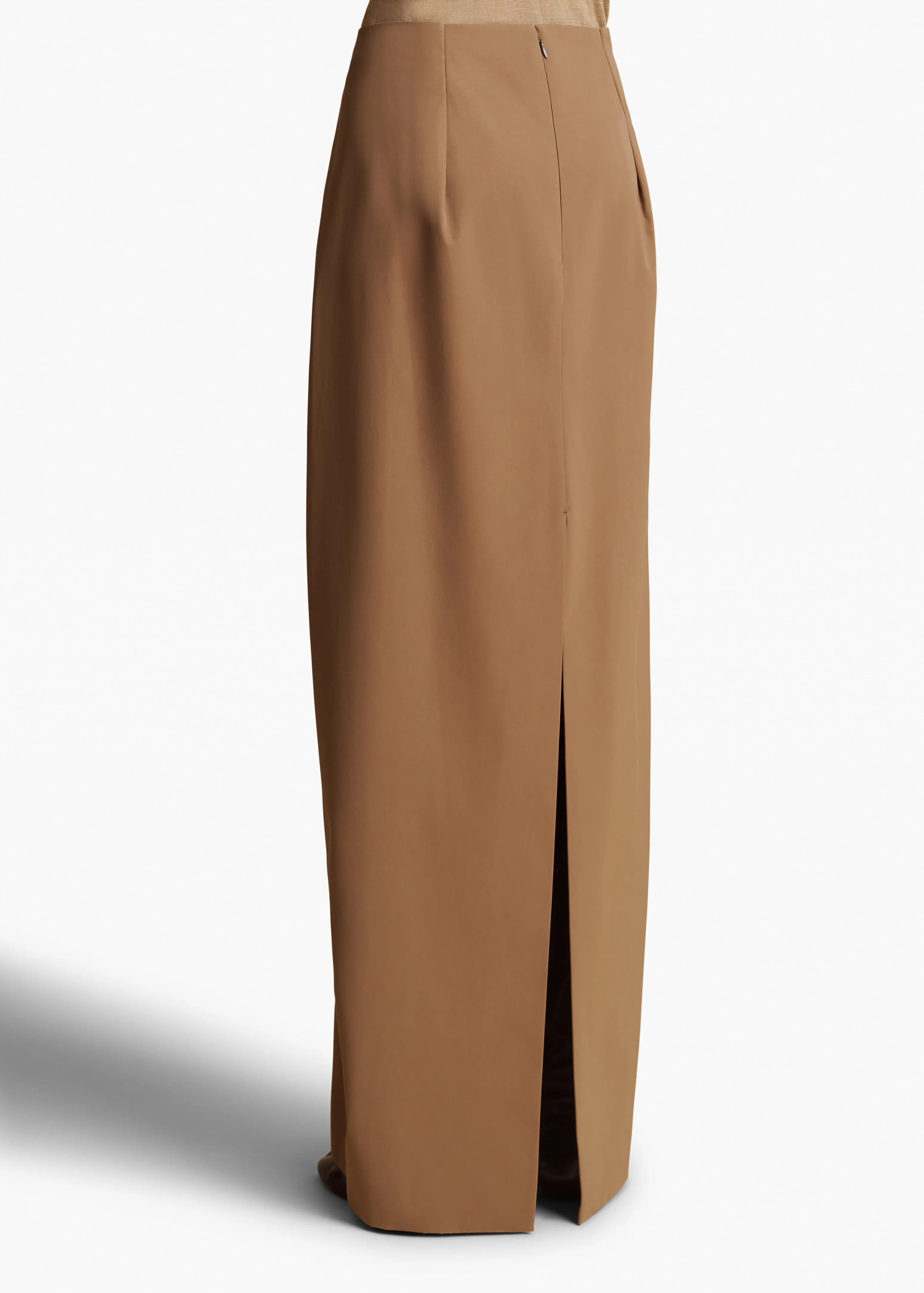 Lauson Skirt in Khaki sold by KHAITE product image thumbnail 4