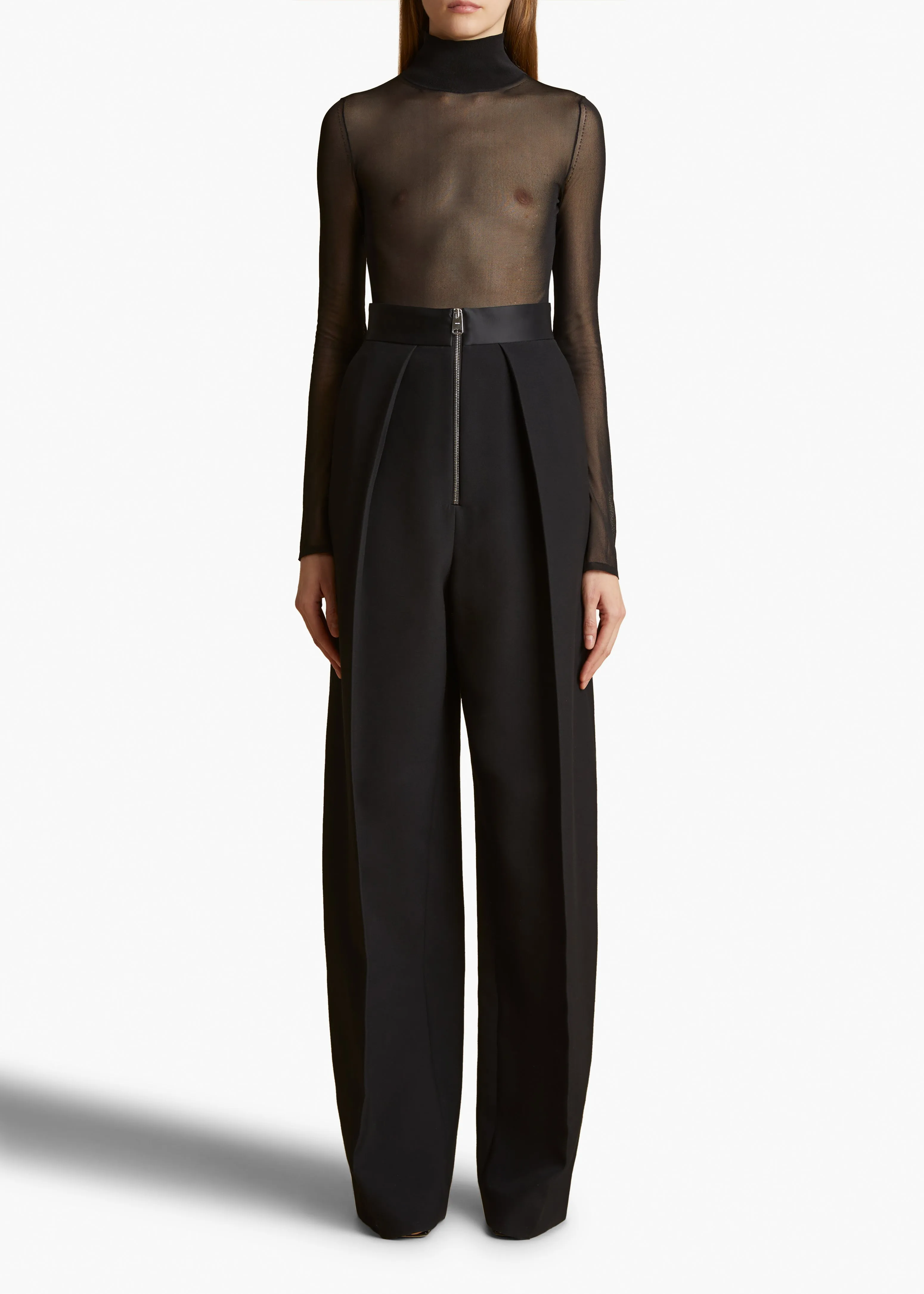 Tallin Bodysuit in Black sold by KHAITE product image thumbnail 2