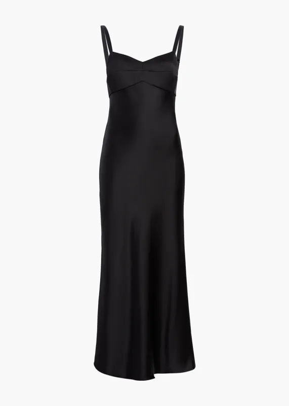 Joely Dress in Black sold by KHAITE