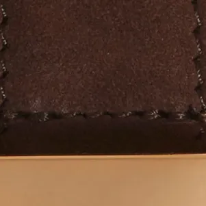 Lucca Belt in Coffee Suede with Gold sold by KHAITE product image thumbnail 5