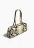 Simona Shoulder Bag in Natural Python-Embossed Leather sold by KHAITE
