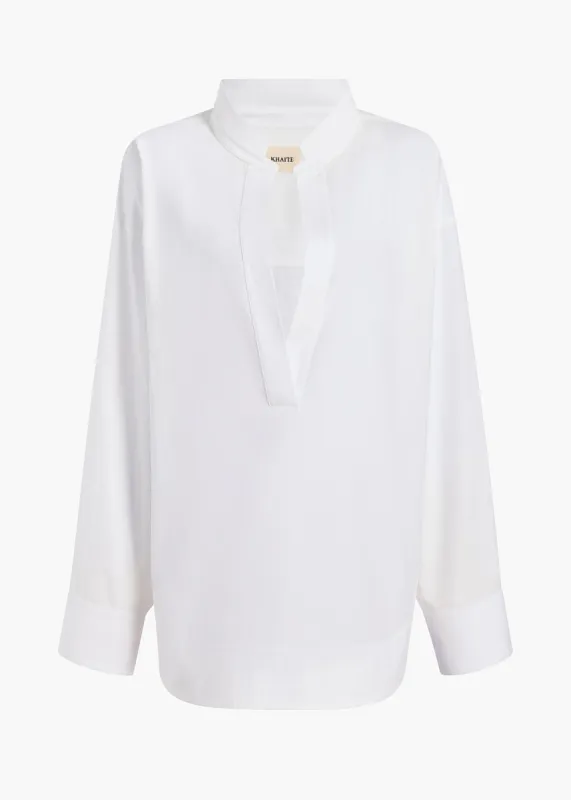 Tito Top in White sold by KHAITE