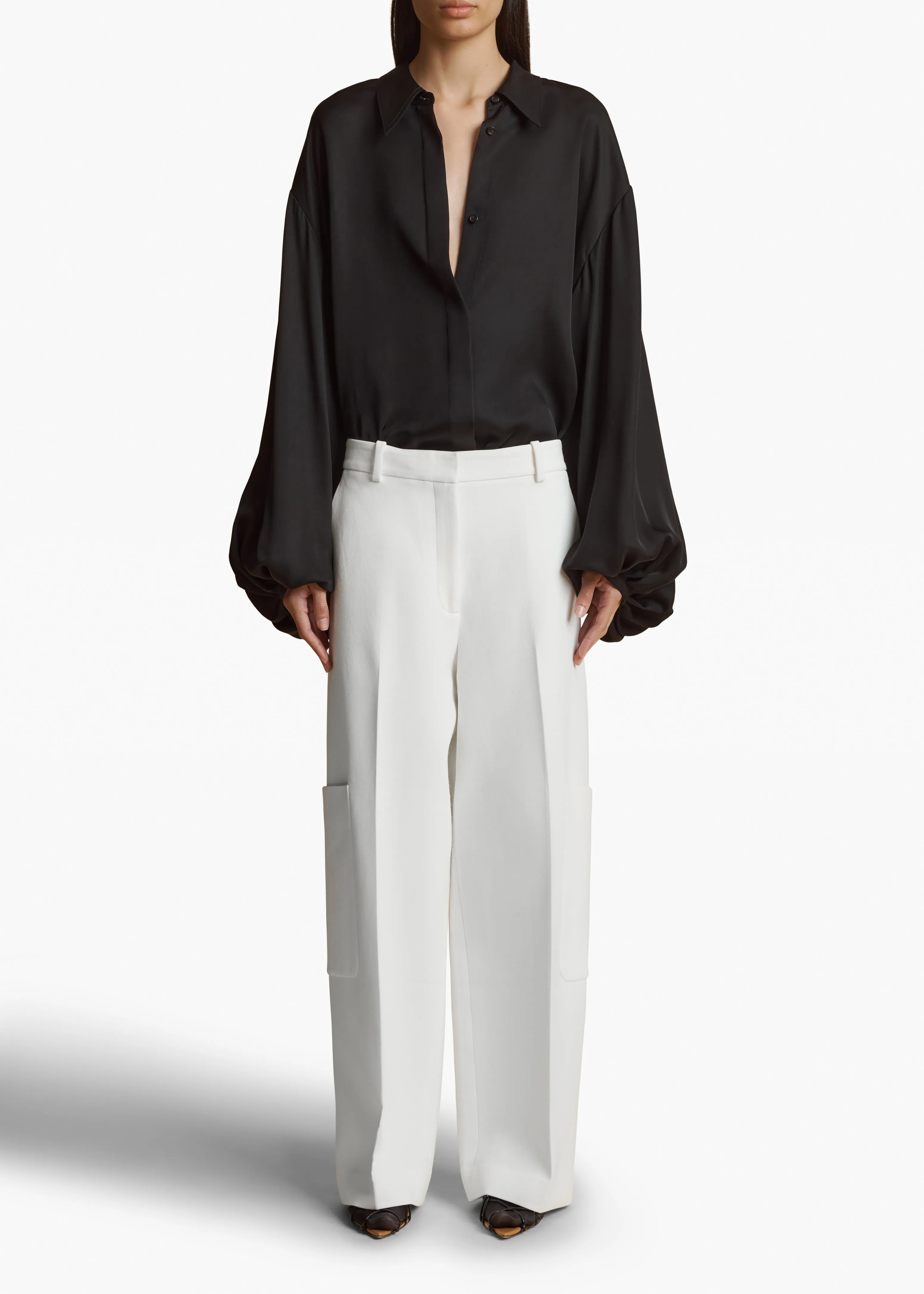 Bam Top in Black sold by KHAITE product image thumbnail 2