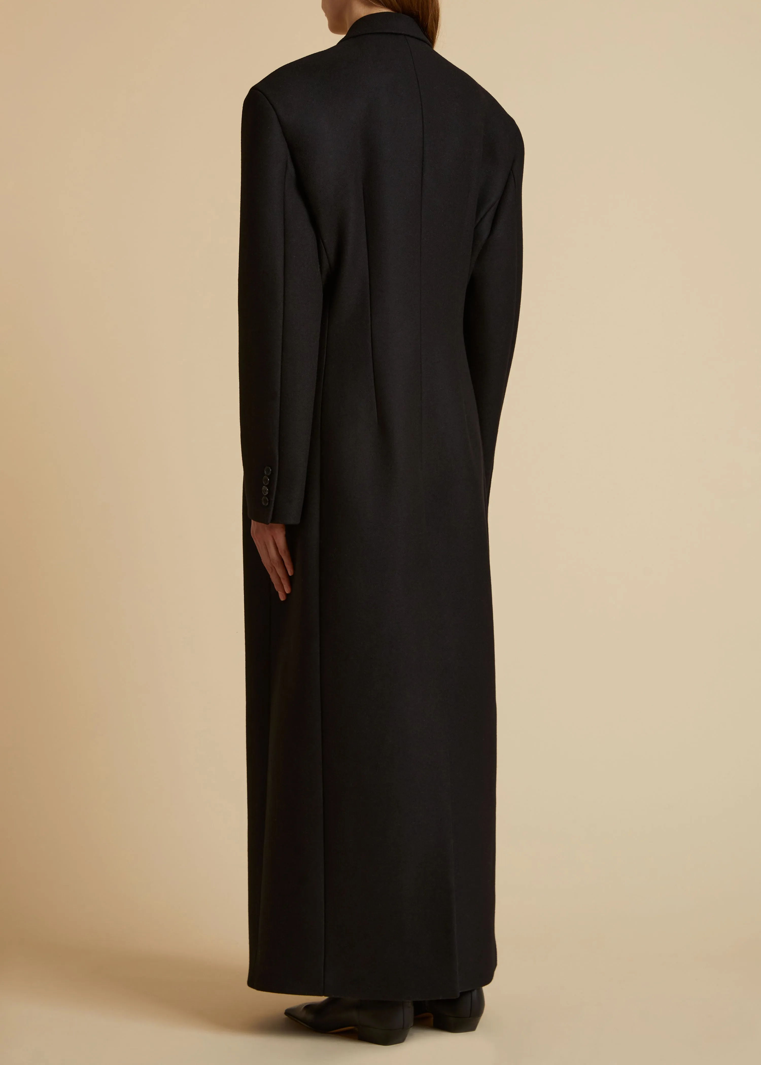 The Bontin Coat in Black sold by KHAITE product image thumbnail 3
