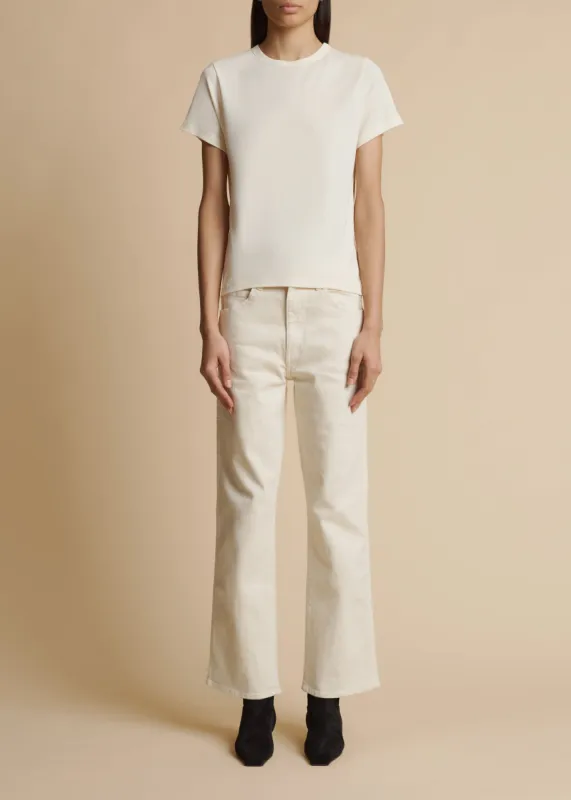 The Vivian Jean in Ivory sold by KHAITE