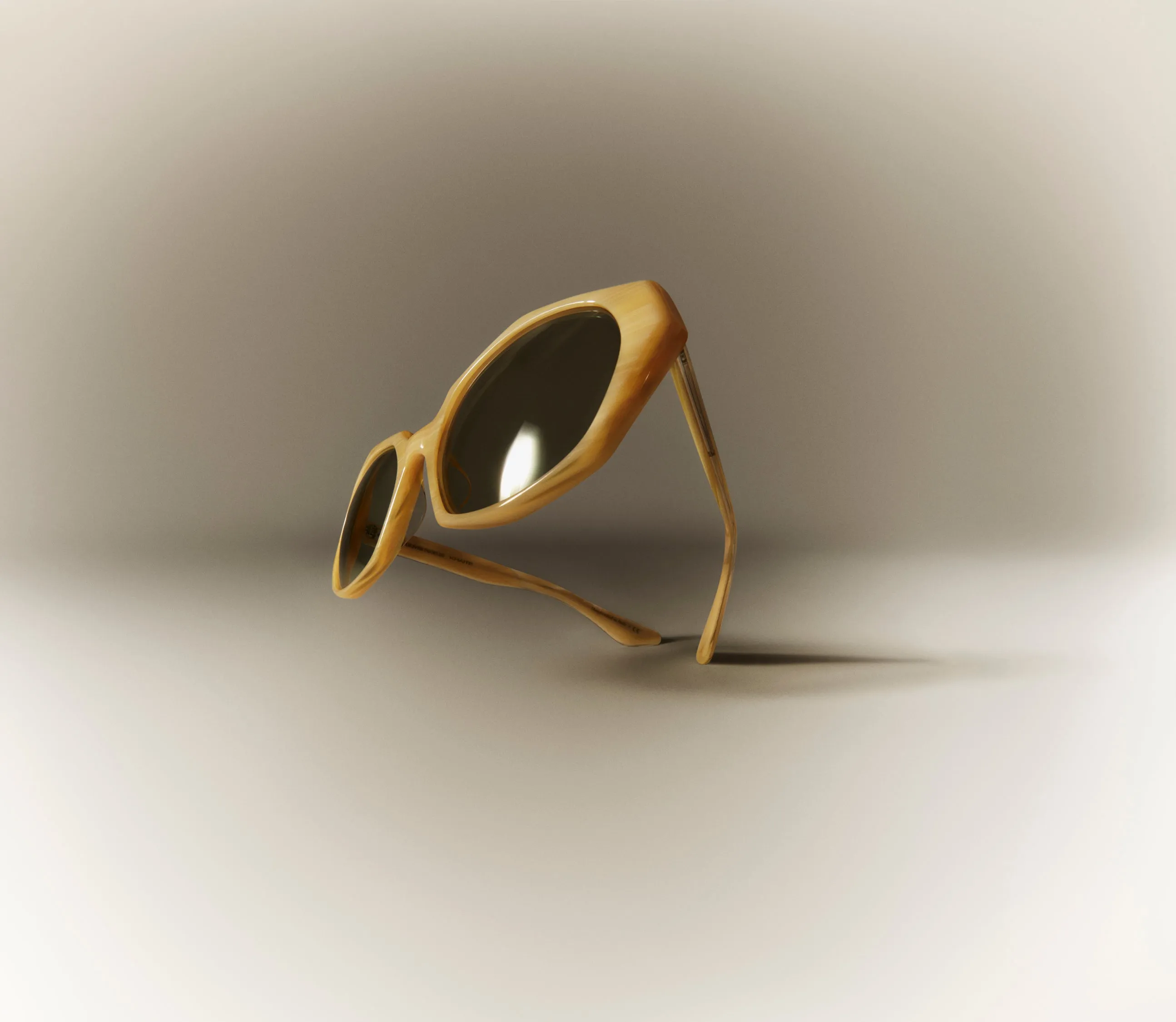 KHAITE x Oliver Peoples 1971C in Beige Silk sold by KHAITE product image thumbnail 5