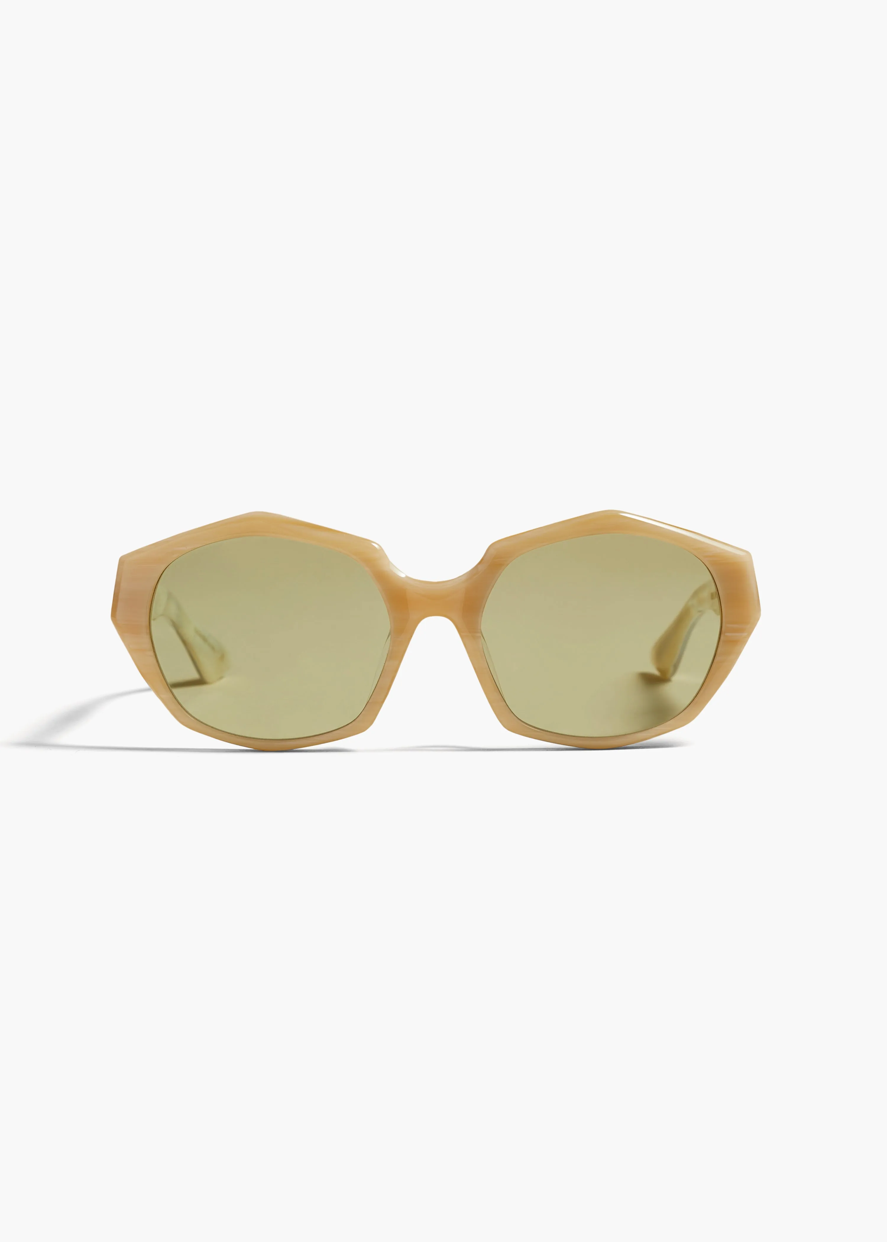 KHAITE x Oliver Peoples 1971C in Beige Silk sold by KHAITE