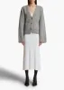 Scarlet Cardigan in Warm Grey sold by KHAITE
