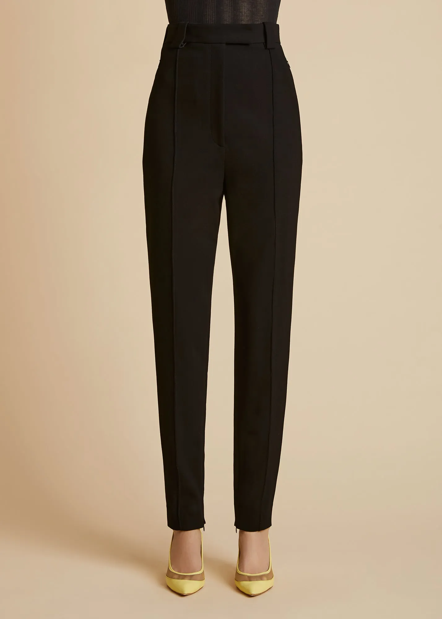 The Waylin Pant in Black sold by KHAITE product image thumbnail 2