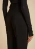 The Waylin Pant in Black sold by KHAITE