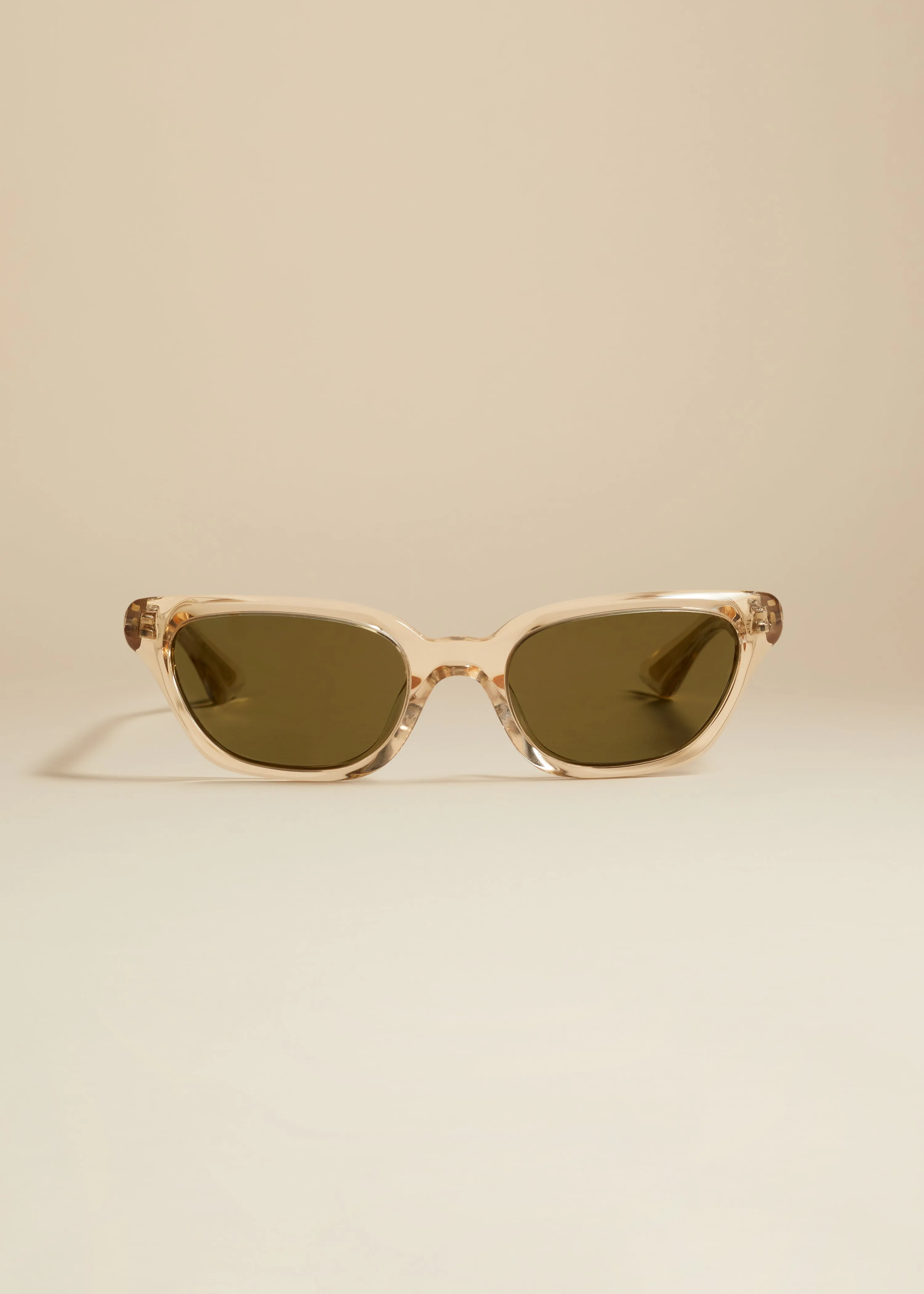 KHAITE x Oliver Peoples 1983C in Buff sold by KHAITE