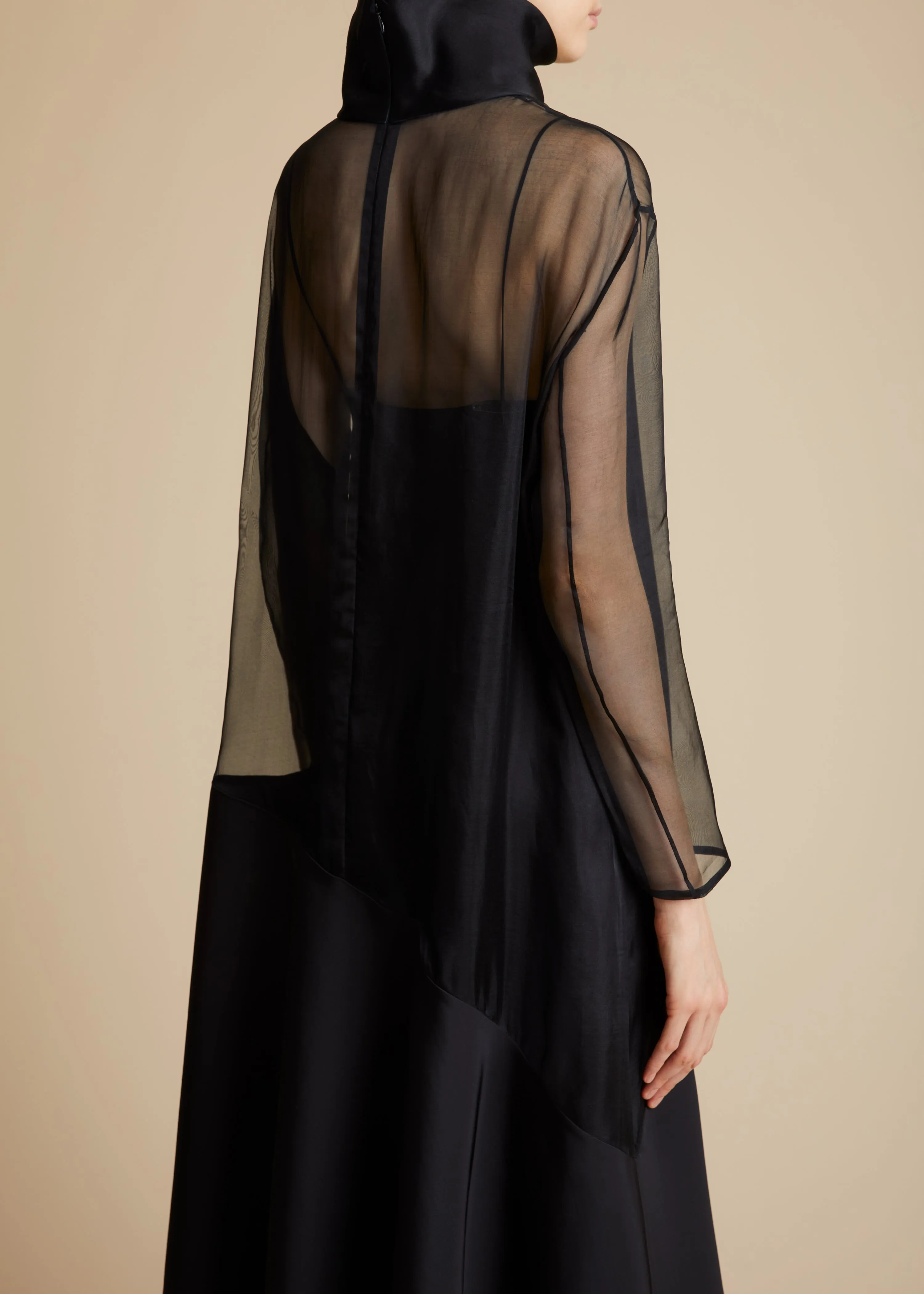 The Bellamy Dress in Black sold by KHAITE product image thumbnail 4