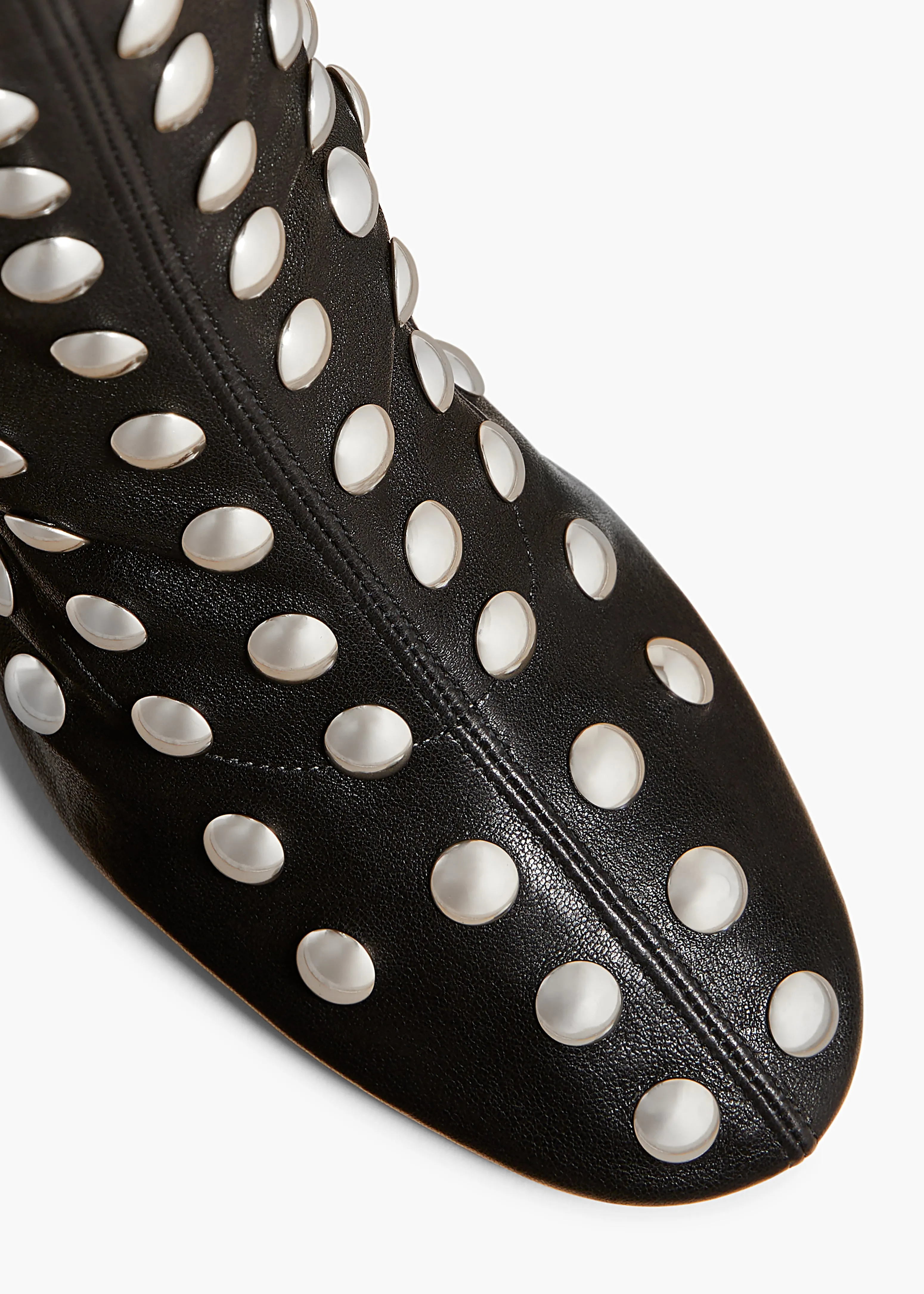Apollo Heel Boot in Black Leather with Studs sold by KHAITE product image thumbnail 3