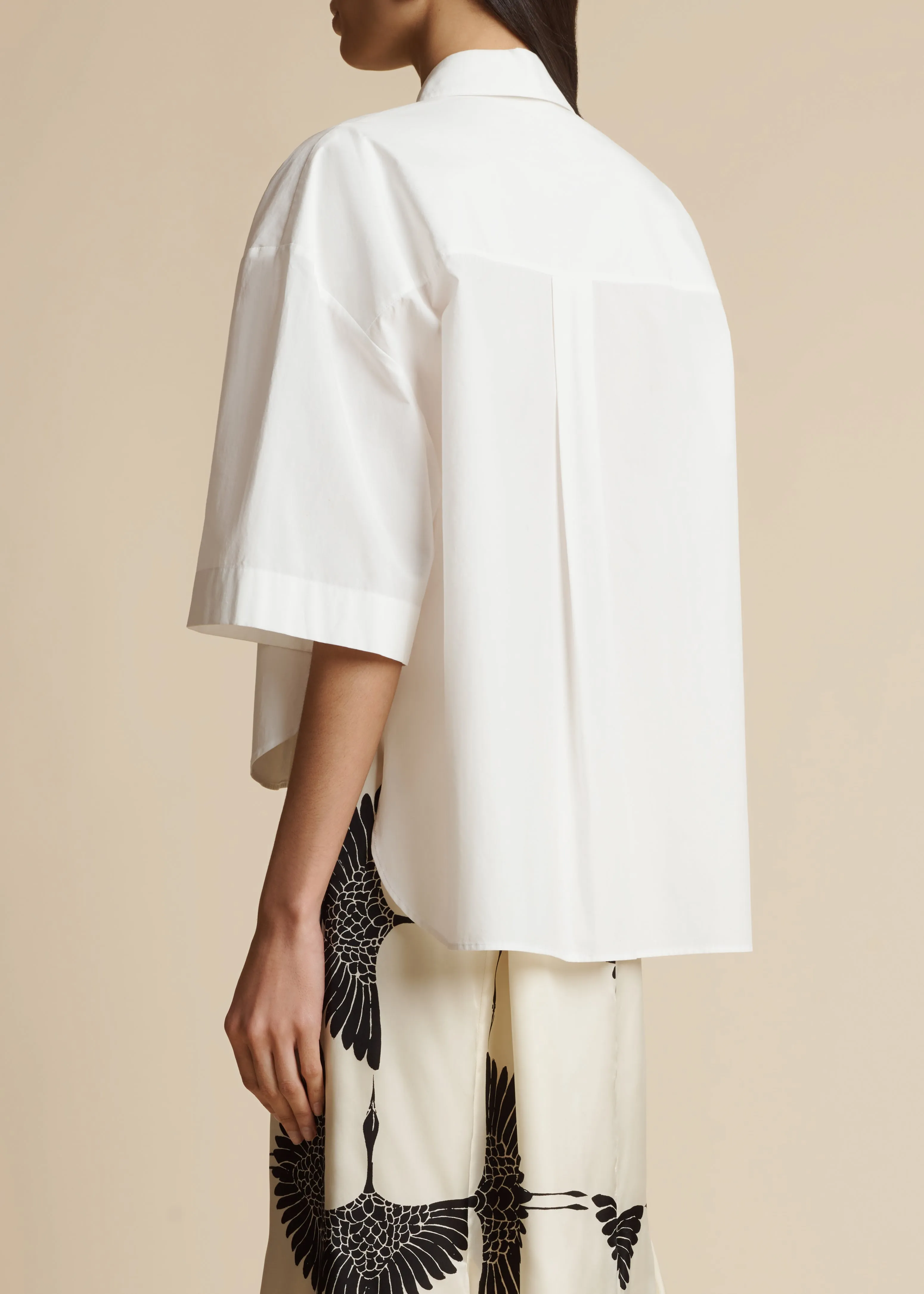 Mahsha Top in White sold by KHAITE product image thumbnail 5