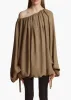 Nash Top in Toffee sold by KHAITE