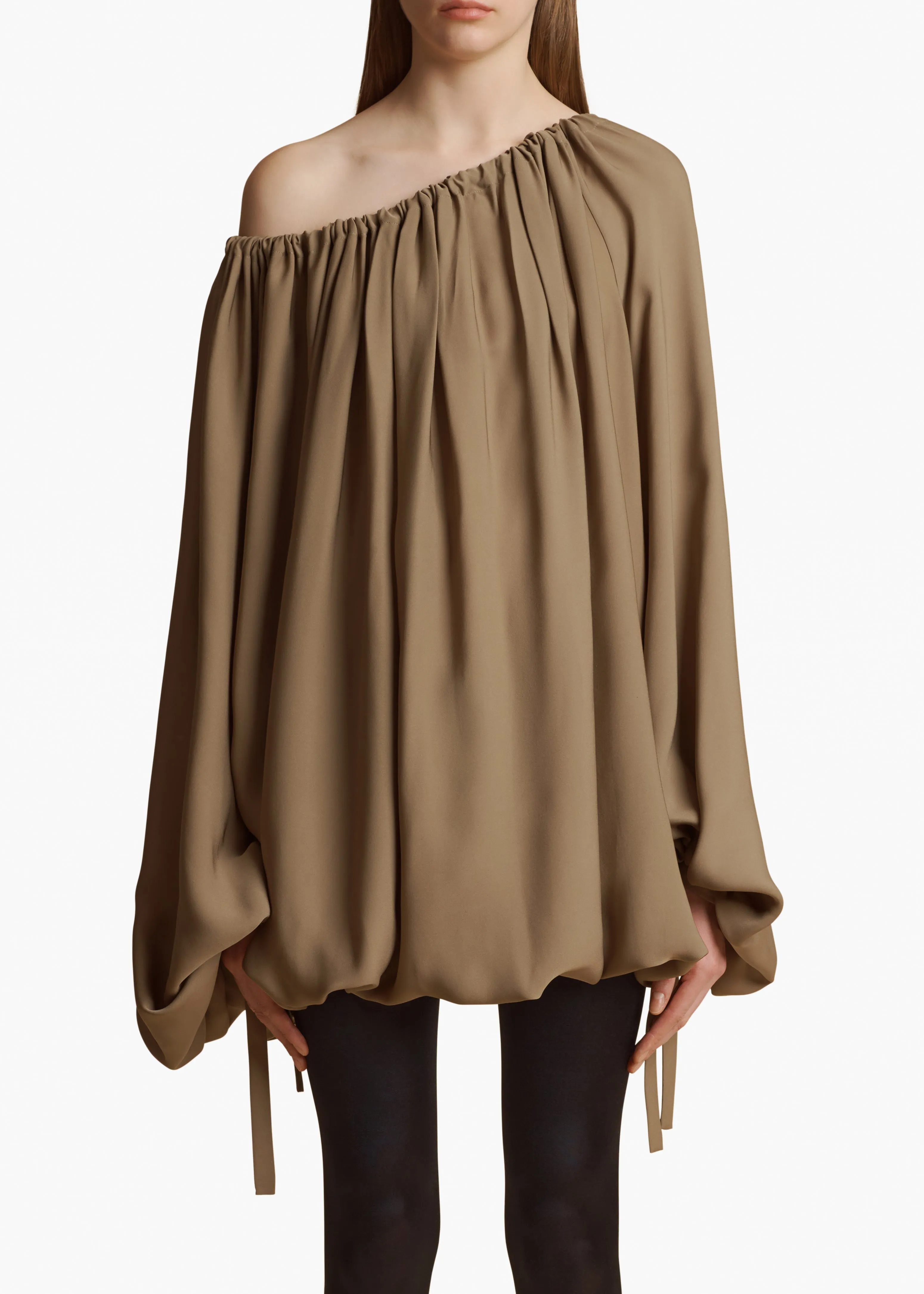 Nash Top in Toffee sold by KHAITE product image thumbnail 3