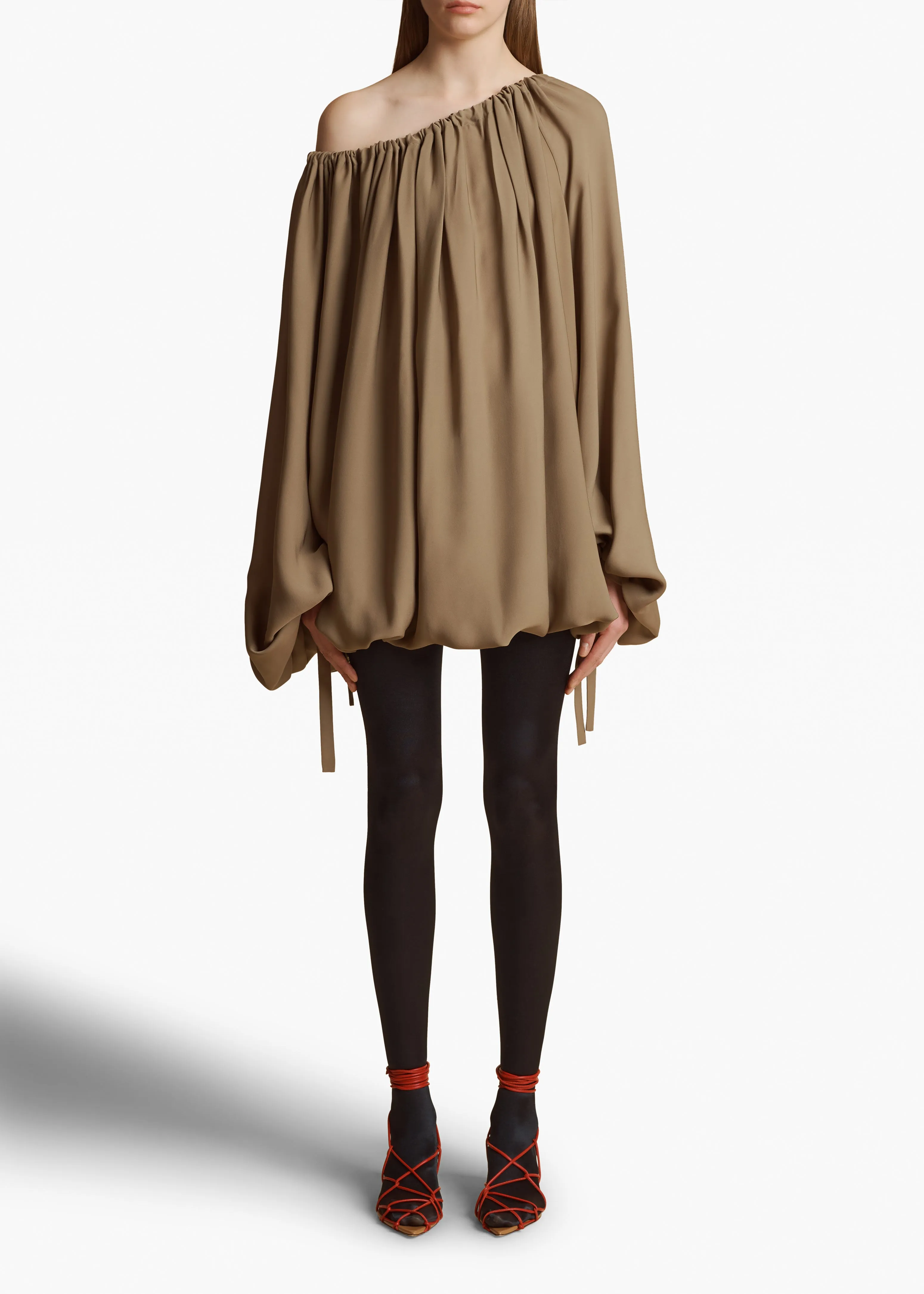 Nash Top in Toffee sold by KHAITE product image thumbnail 2