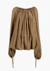 Nash Top in Toffee sold by KHAITE