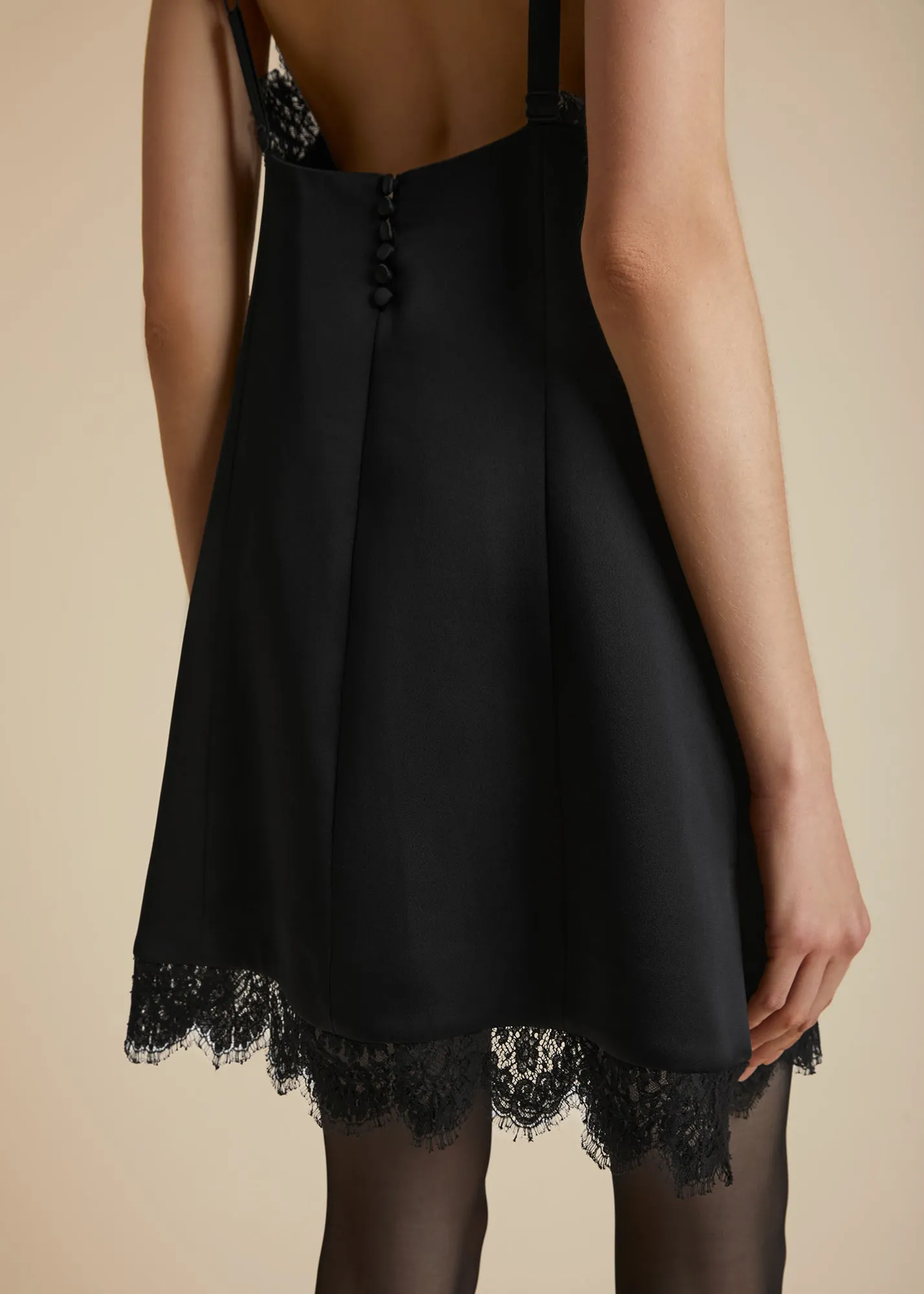 The Bo Dress in Black sold by KHAITE product image thumbnail 5