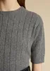 The Esmeralda Sweater in Sterling sold by KHAITE